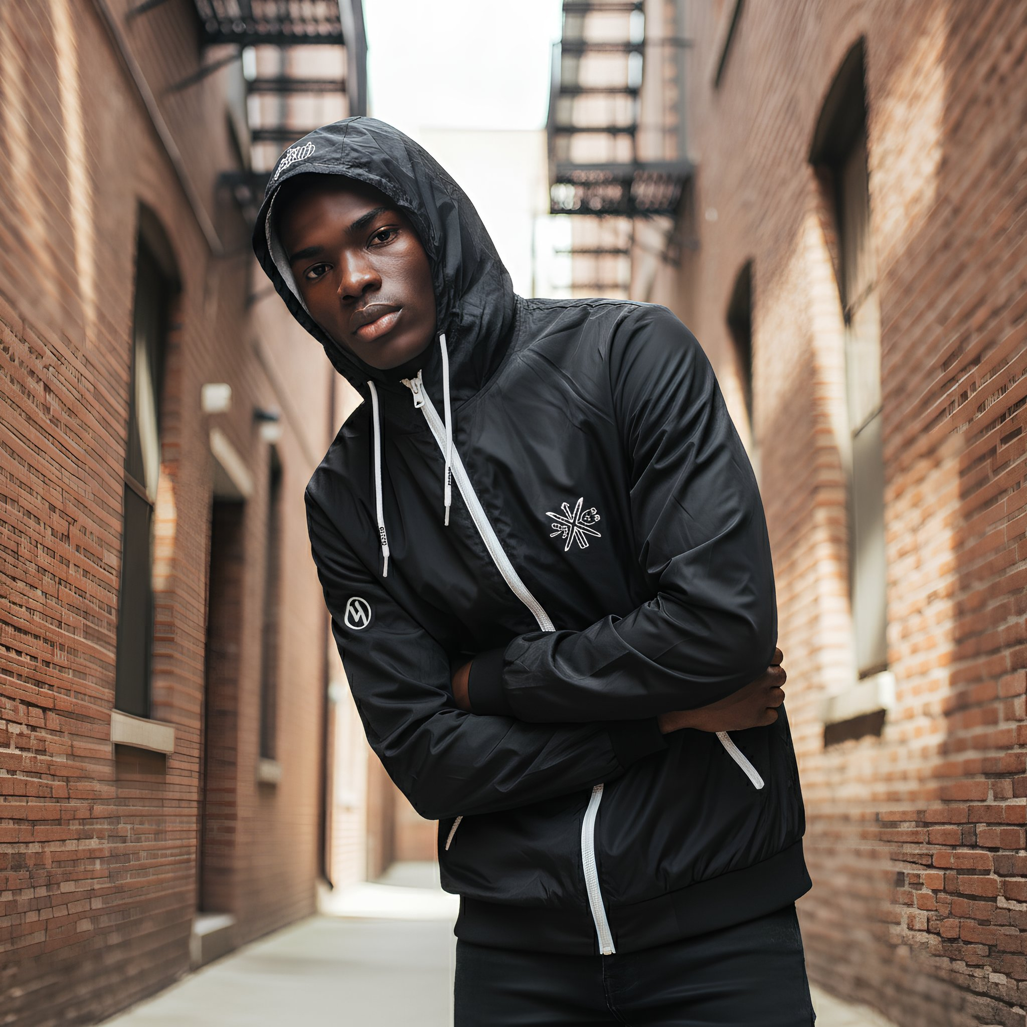 chronic-wind breaker-jacket-90s-hiphop-stlye