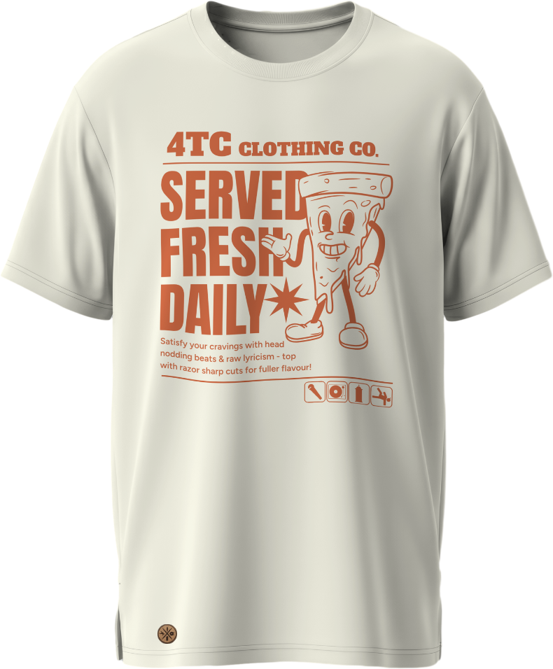 4TC Served Fresh Daily Heavyweight Tee