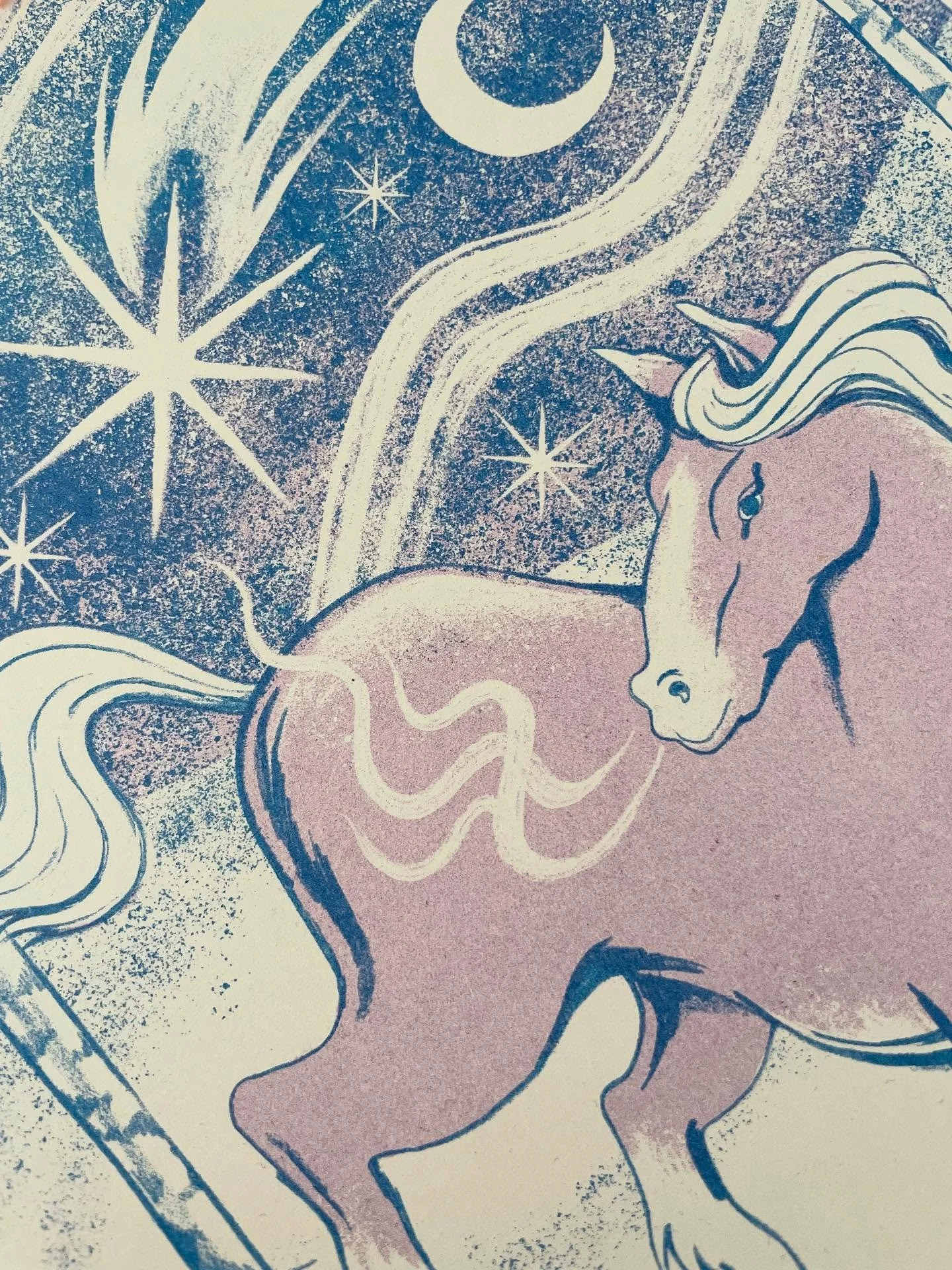 love how these @bearbear.co 2026 horse calendars turned out!! and i love the texture of a risoprint 😍💖 Heres my December illustrated page in printed form. you can now buy them on their website 🐴
.
.
.
.
.
#horse #yearofthehorse #calendarillustrati