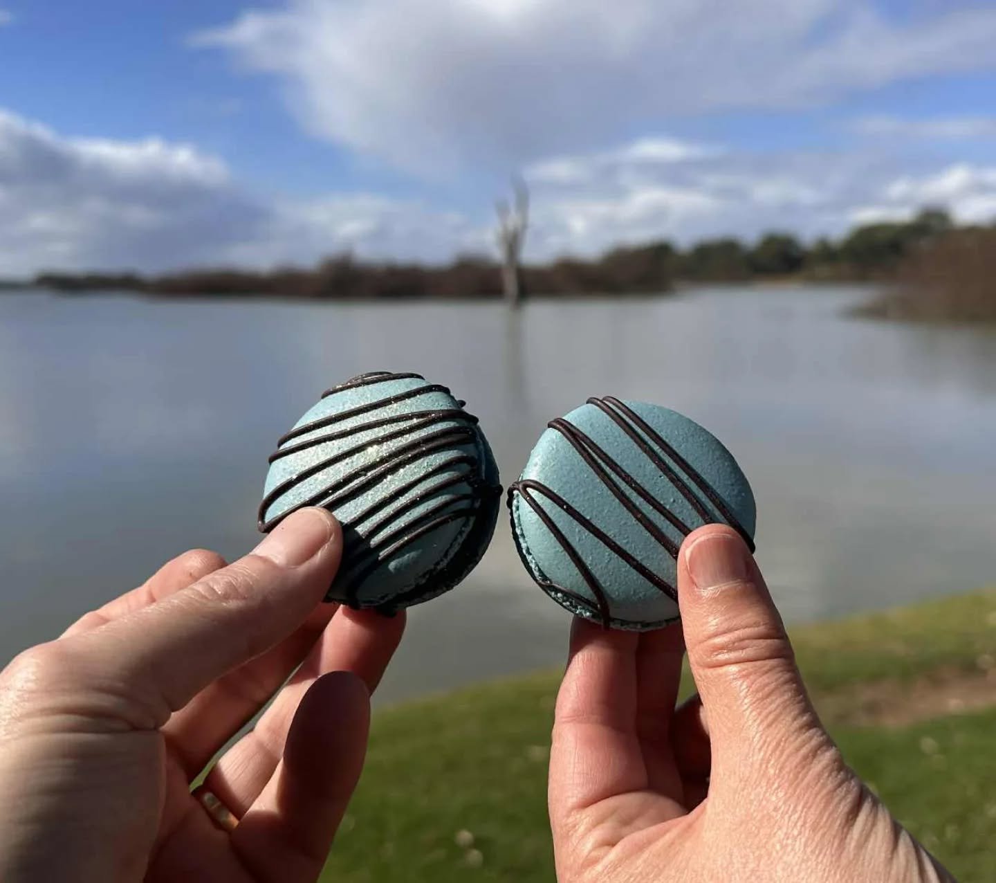 A happy macaron pic from my customers 😀