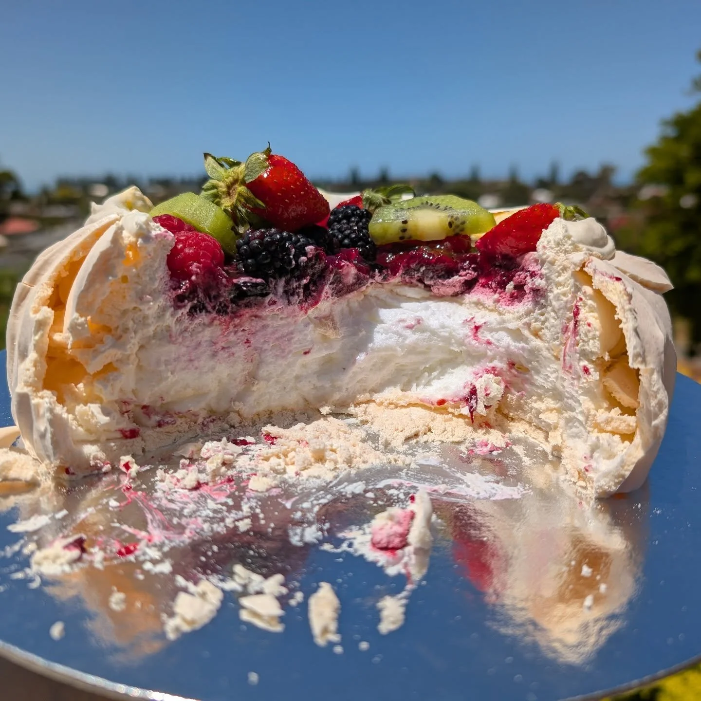 Omg. Had to share the inside deliciousness of this pav.