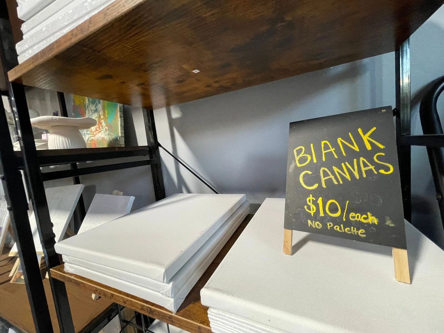 OPEN STUDIO = choose how you use your creative time.

Bring your own project, claim a table, and finally get out of the &ldquo;messy kitchen / no space&rdquo; cycle.

Two ways to drop in:
&bull; BYO Supplies
&bull; Canvas + Palette (we set you up)

I