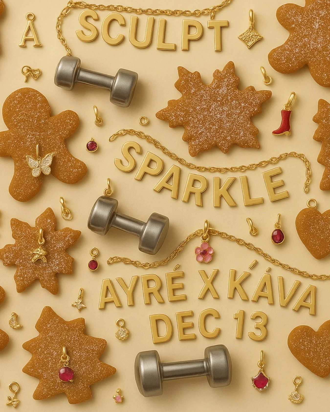 🎄✨Sculpt and Sparkle 🪩🎅🏽

Join us for a beautifully balanced morning of movement, creativity and self-care: a 35-minute mat Pilates class followed by a fun, hands-on jewellery-making workshop in collaboration with the fabulous Irish brand @ayreje