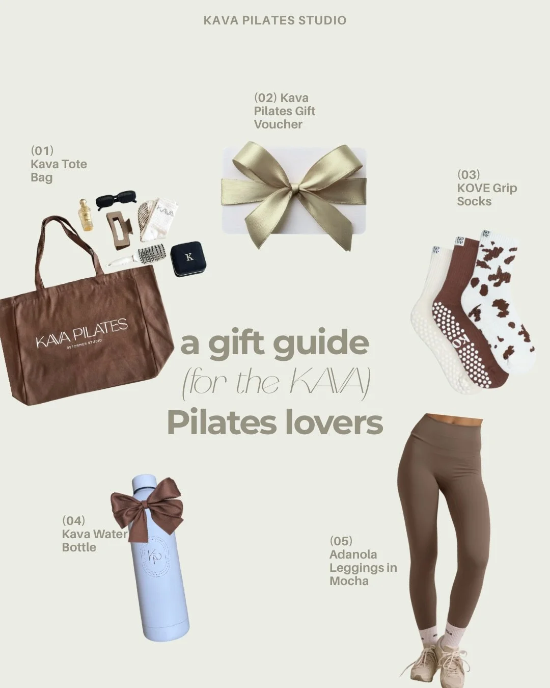 Only the best for the ones you love (or yourself 😉) 

You can find all the Kava merch in the studio - and vouchers available through the Kava Pilates app! Merry Kava Christmas to all who celebrate 🤎
