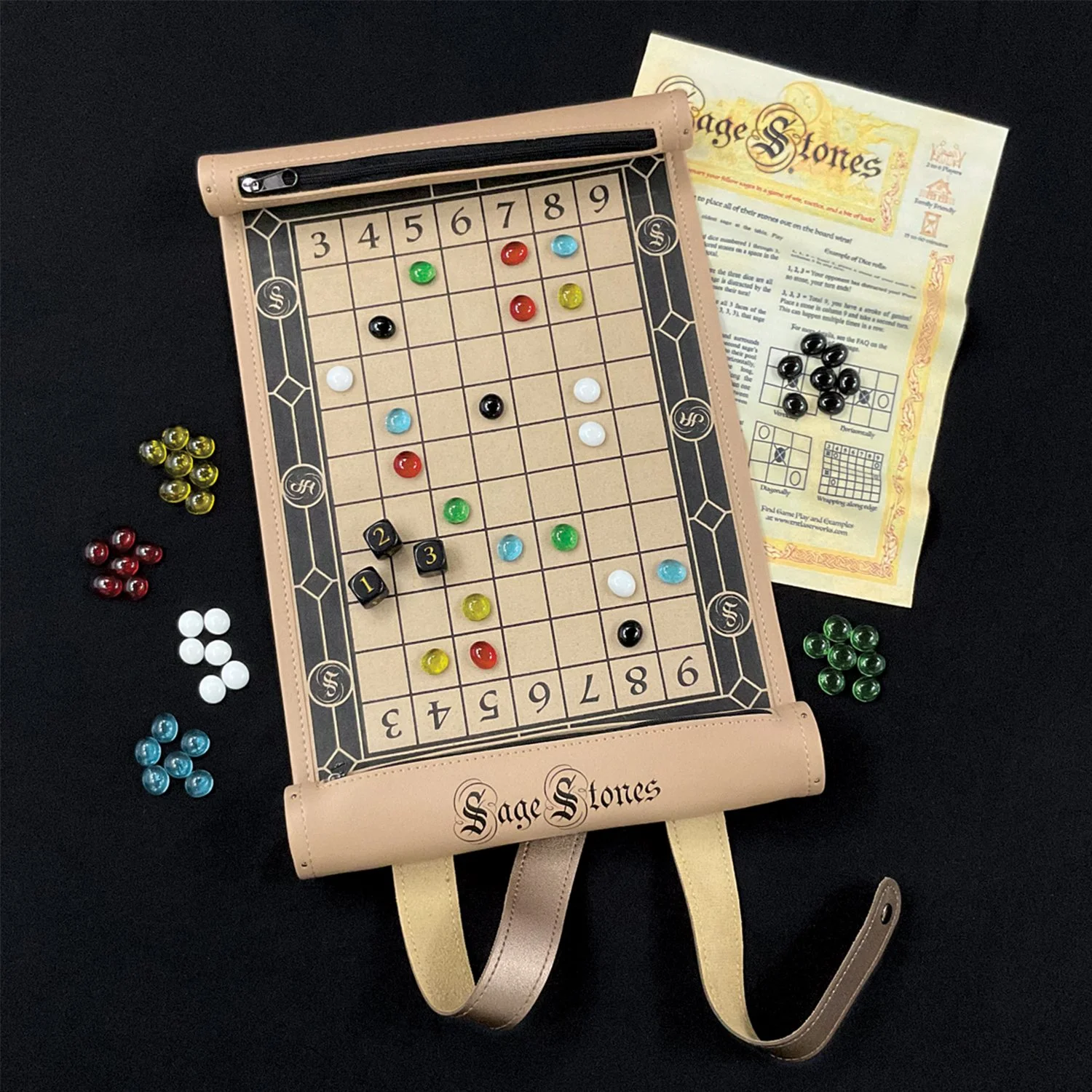 Sage Stones: Tan Scroll
