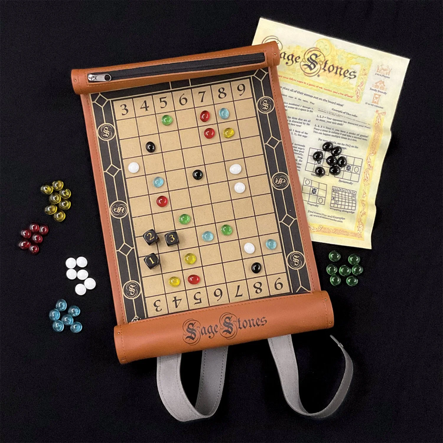 Sage Stones: Brown Scroll