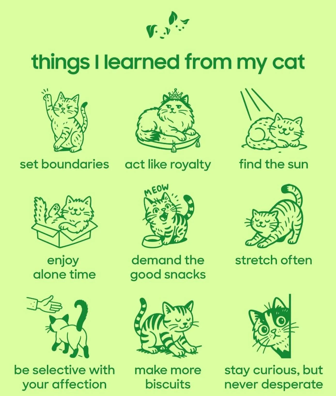 My cats are pretty darn smart. If we all adopted these ideas more, would we also be practicing the principles of The #letthem Theory @letthemtheory Thoughts @melrobbins ? 😻🤷🏽&zwj;♂️