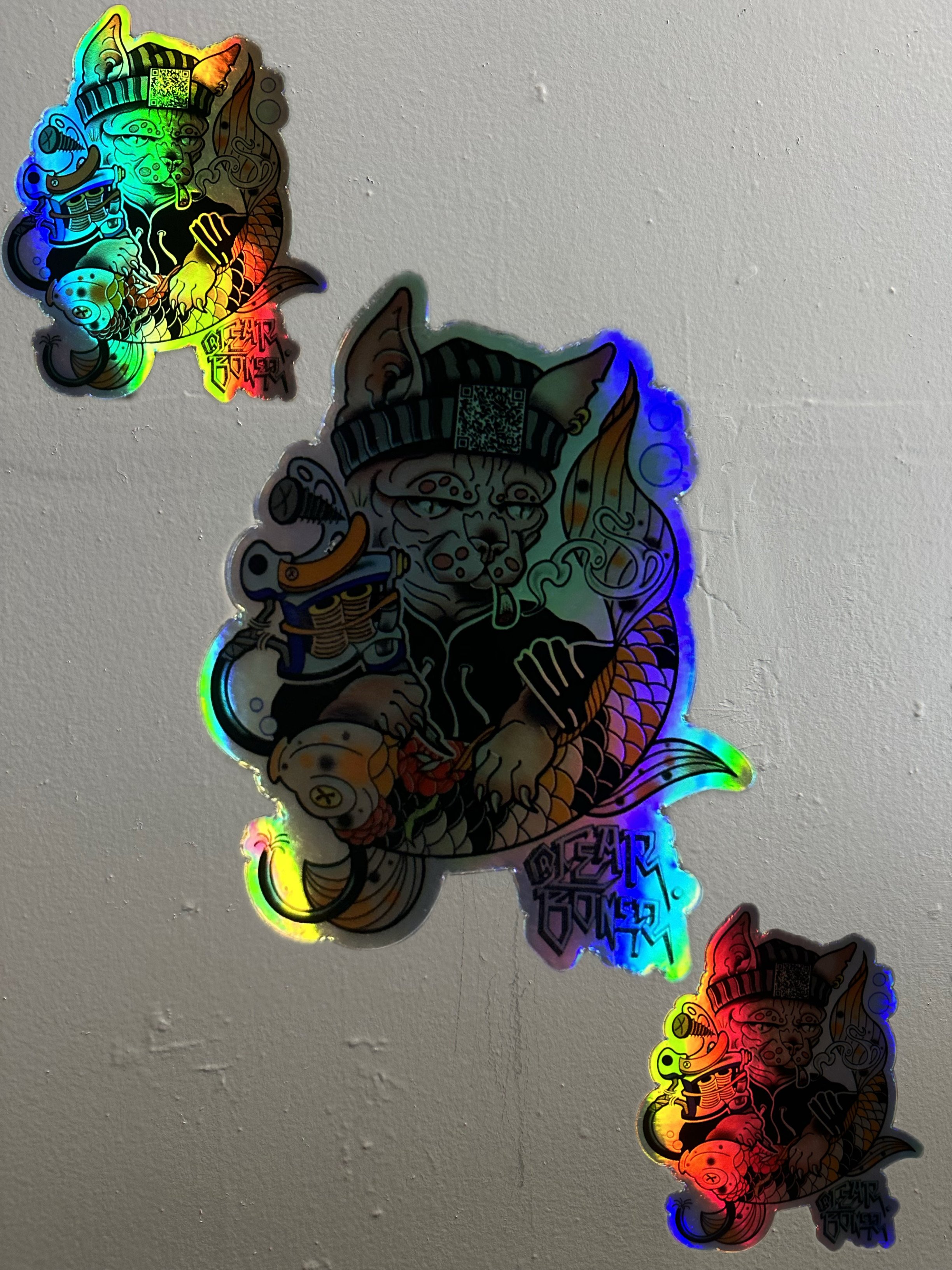 Tat Cat Sticker