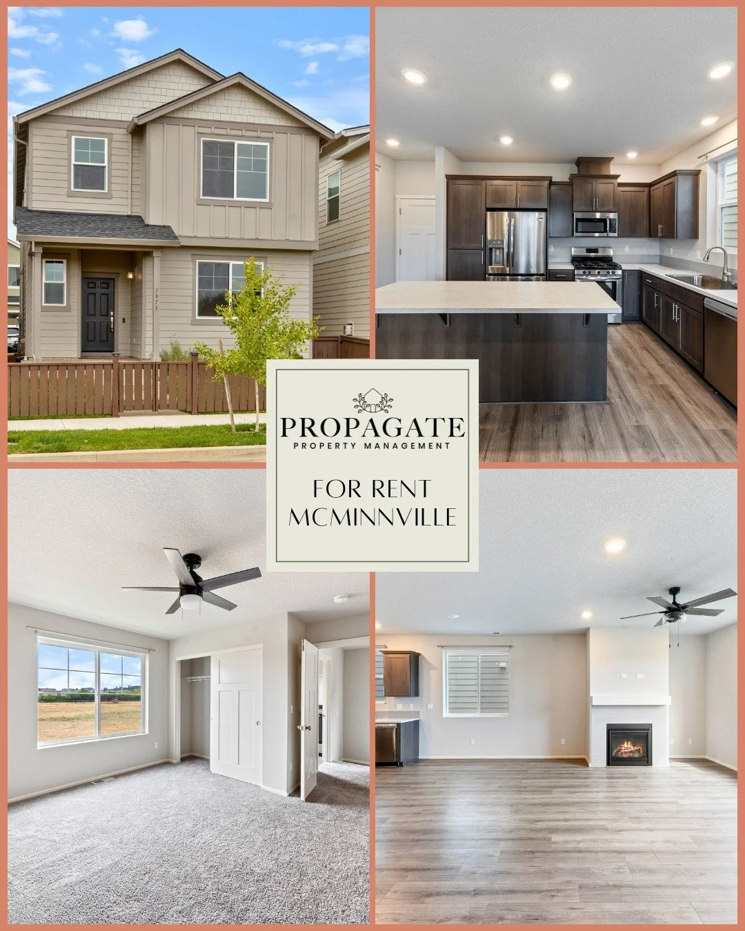 Room to grow &amp; built to impress ✨ This newer 4-bedroom home brings comfort &amp; style together  and is complete with a cozy gas fireplace for those perfect evenings in. 🔥🏡
.
.
www.propagatepm.com