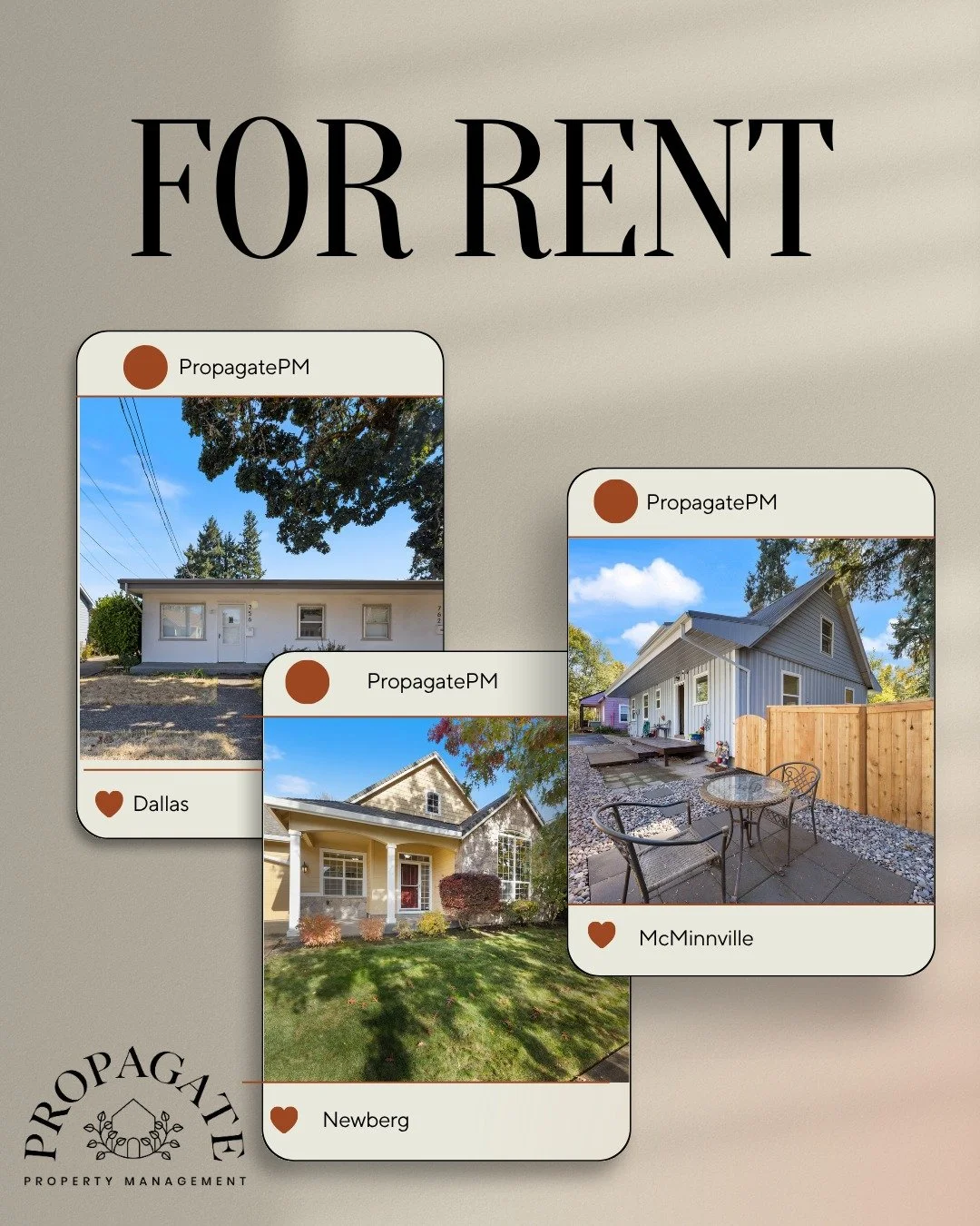 📍Dallas
📍Newberg
📍McMinnville
We have some great properties available right now! Questions? Send us a message!💌