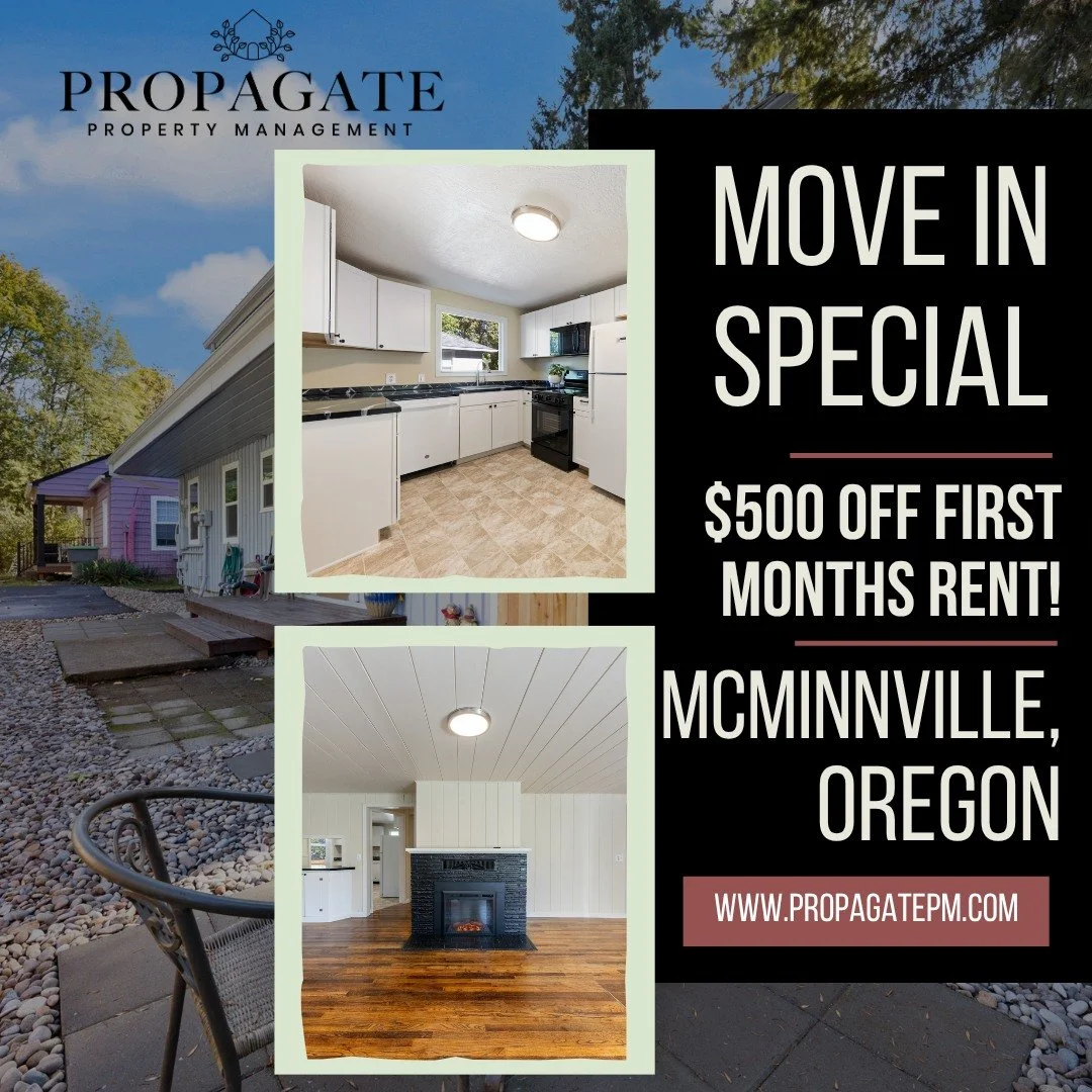 You could call this house your home just in time for the holidays! Now offering a 🏠MOVE IN SPECIAL! Check out all the details on this 3 bedroom duplex at www.propagatepm.com
.
.
#Home #McMinnvilleOR #Rental #RentalManagement