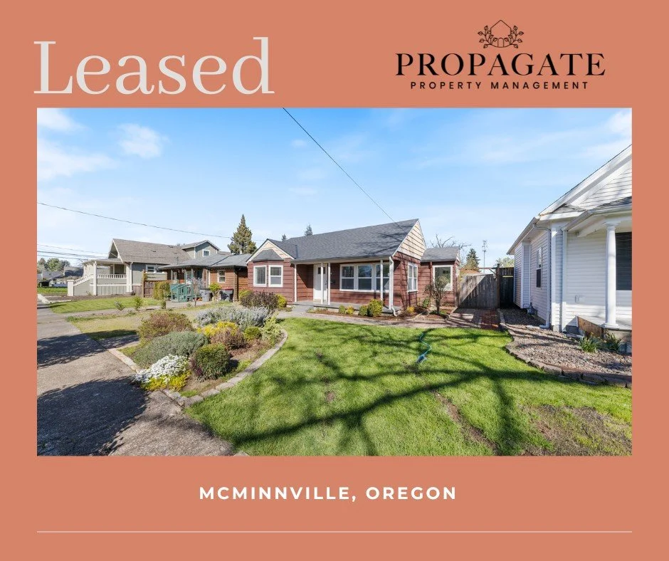 ✅This incredibly charming 2 bed 1 bathroom house is now a home to a new resident! #Home #McMinnvilleOregon #PropertyManager
