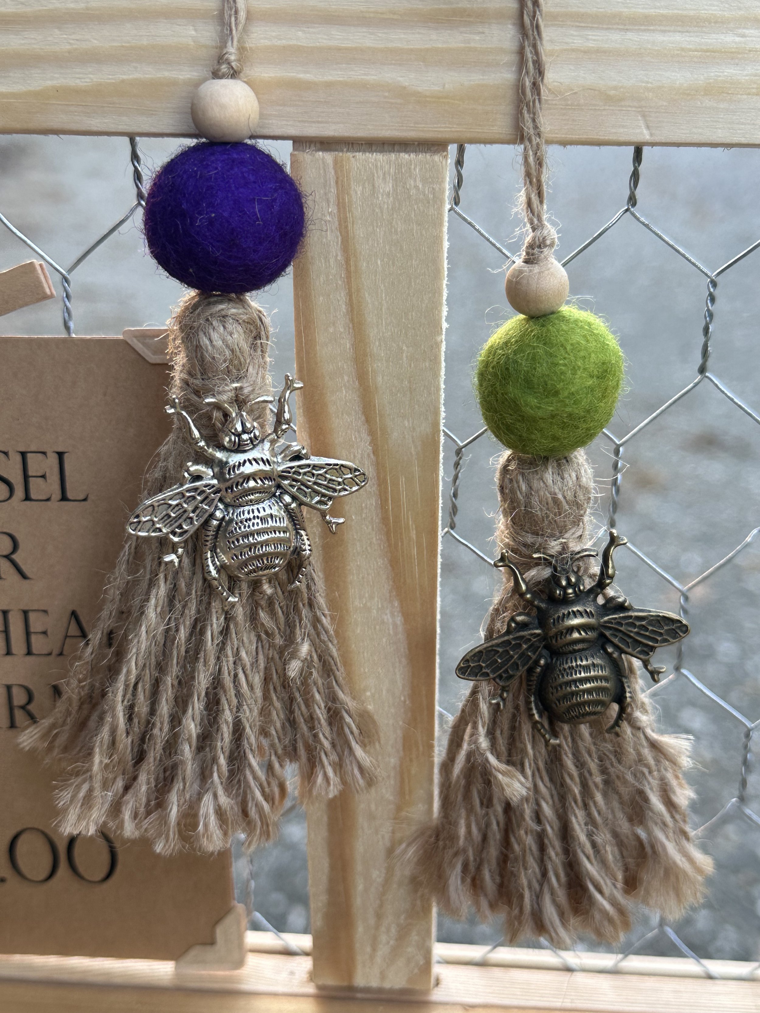 Tassel or Heart Vine Charms by With Pins & Needles