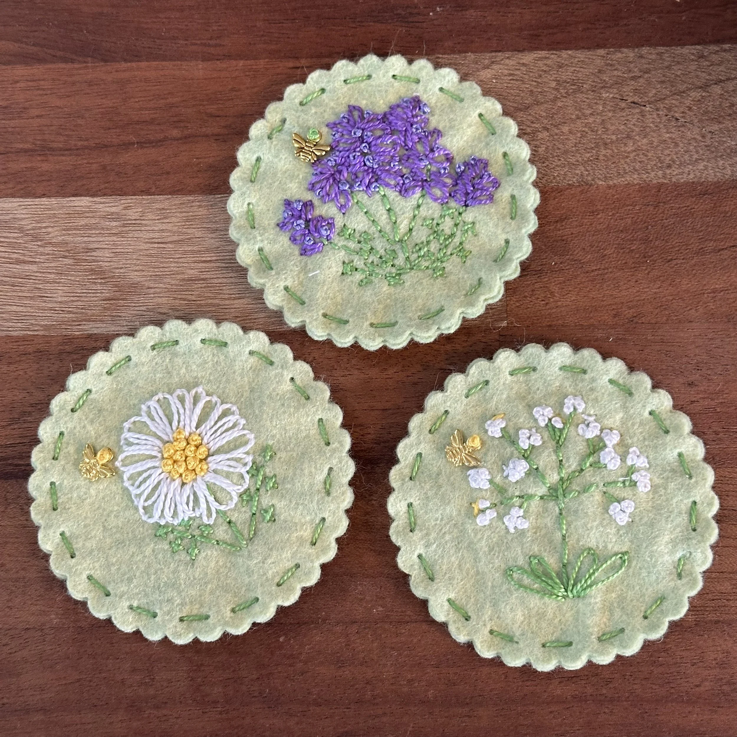 With Pins & Needles presents: Embroidery Flora & Fauna Study Box Classes