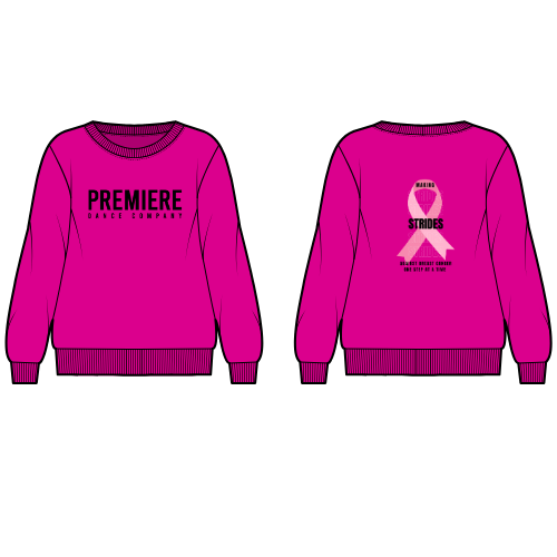 Making Strides Against Breast Cancer Crewneck Sweatshirt