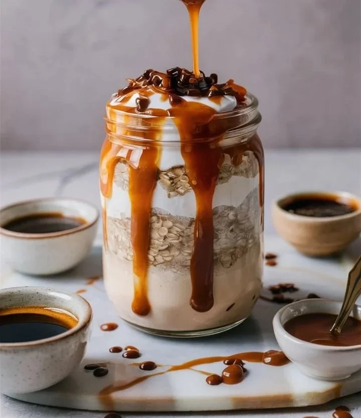 Caramel Macchiato Overnight Oats