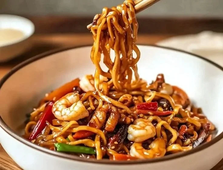 Shrimp Lo Mein Lite