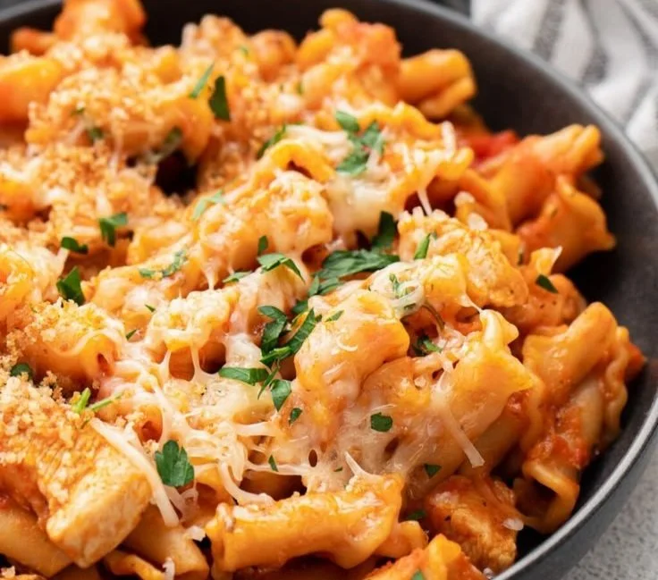 Light and Lean Chicken Parmesan Pasta