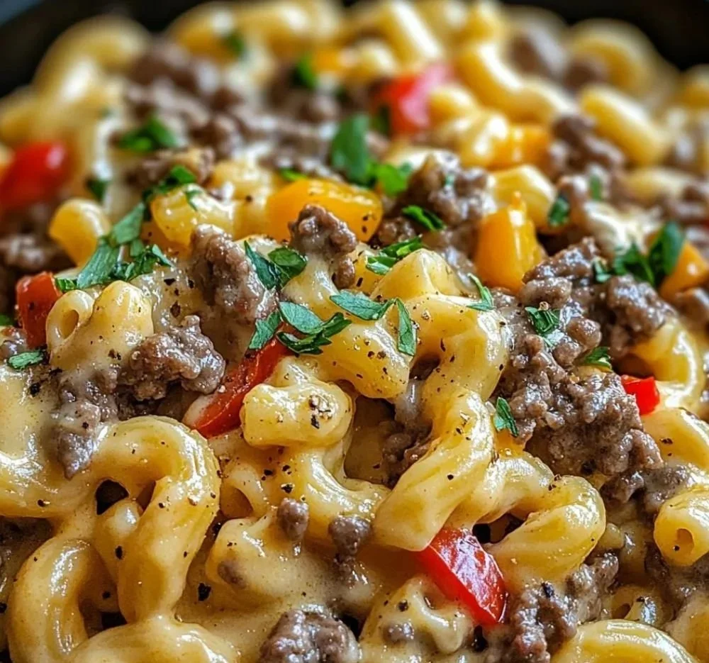 🧀🥩 Protein-Packed Philly Mac