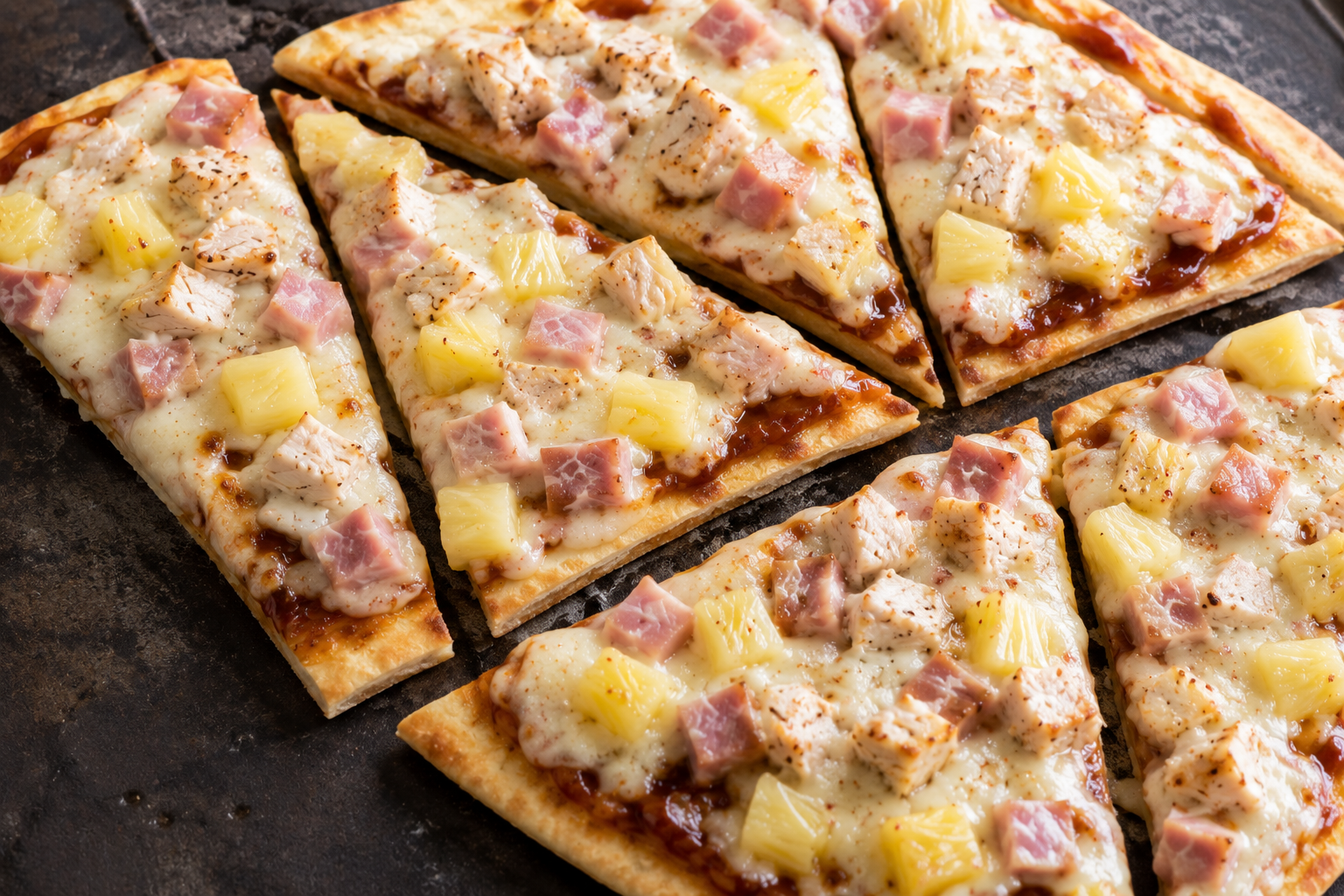 🍍 Hawaiian Chicken Flatbread Pizza