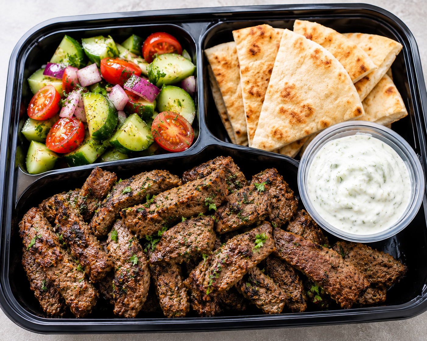 Greek Street Beef Plate