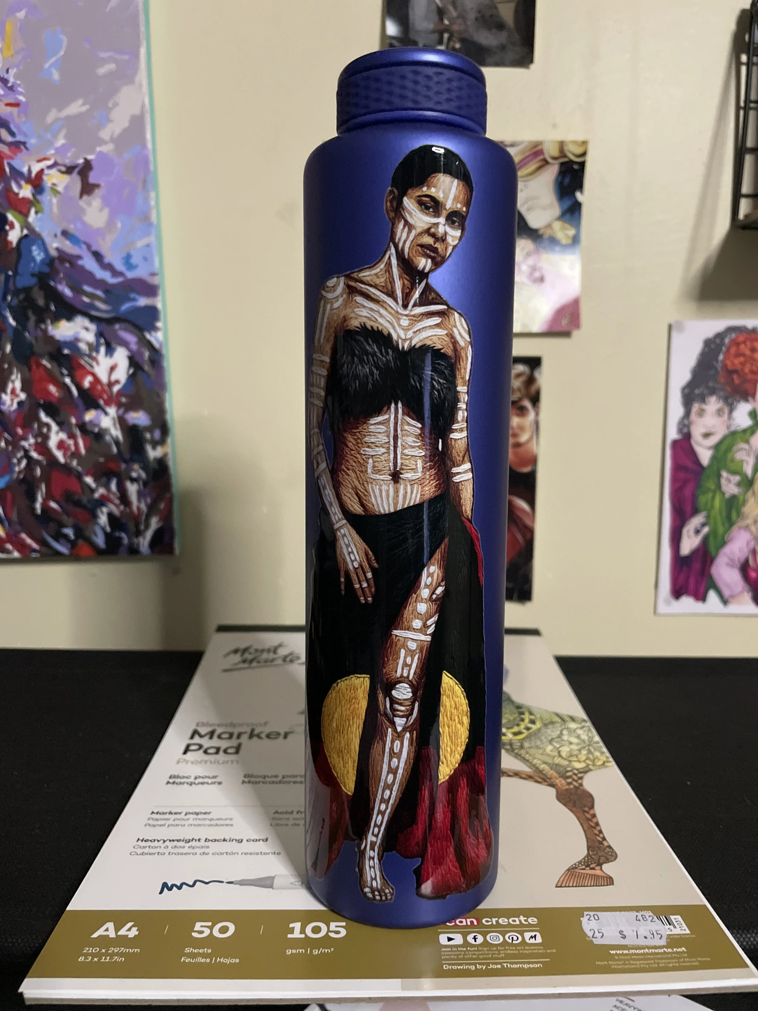 Cultural Matriarch Double Walled Stainless Steel Water Bottle