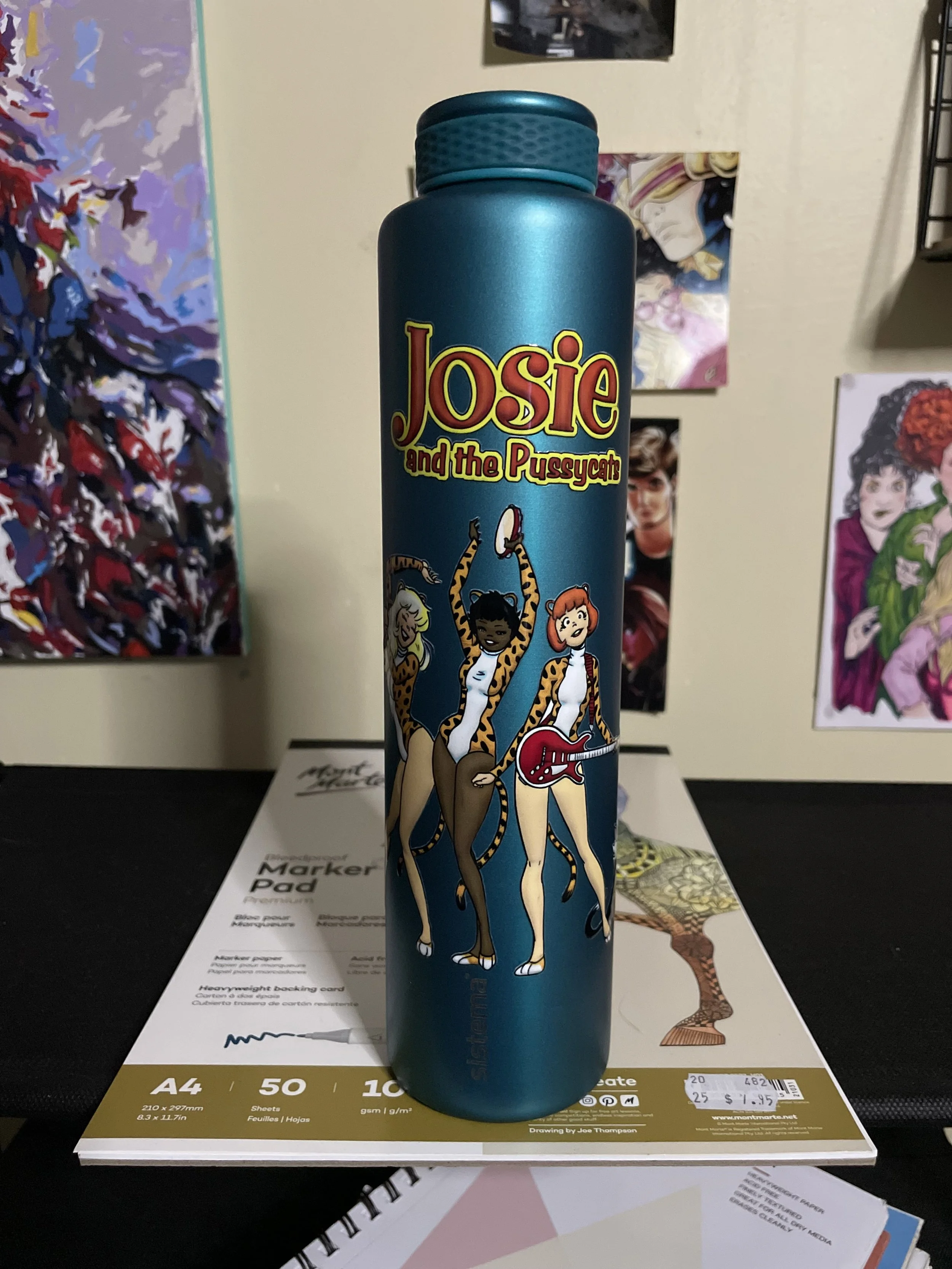 Josie and The Pussycats Double Walled Stainless Steel Water Bottle