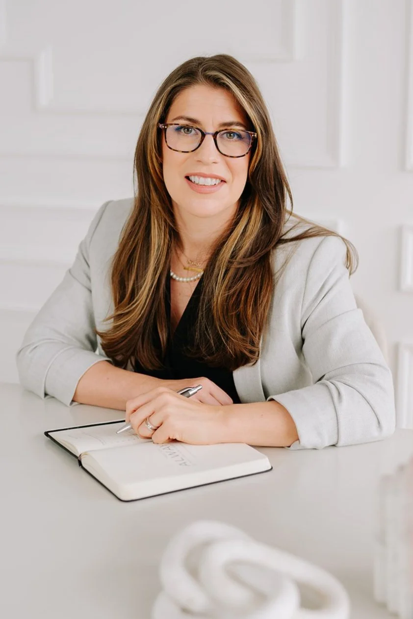 Kirsten Dubreuil, women's leadership coach, at her desk in Ottawa