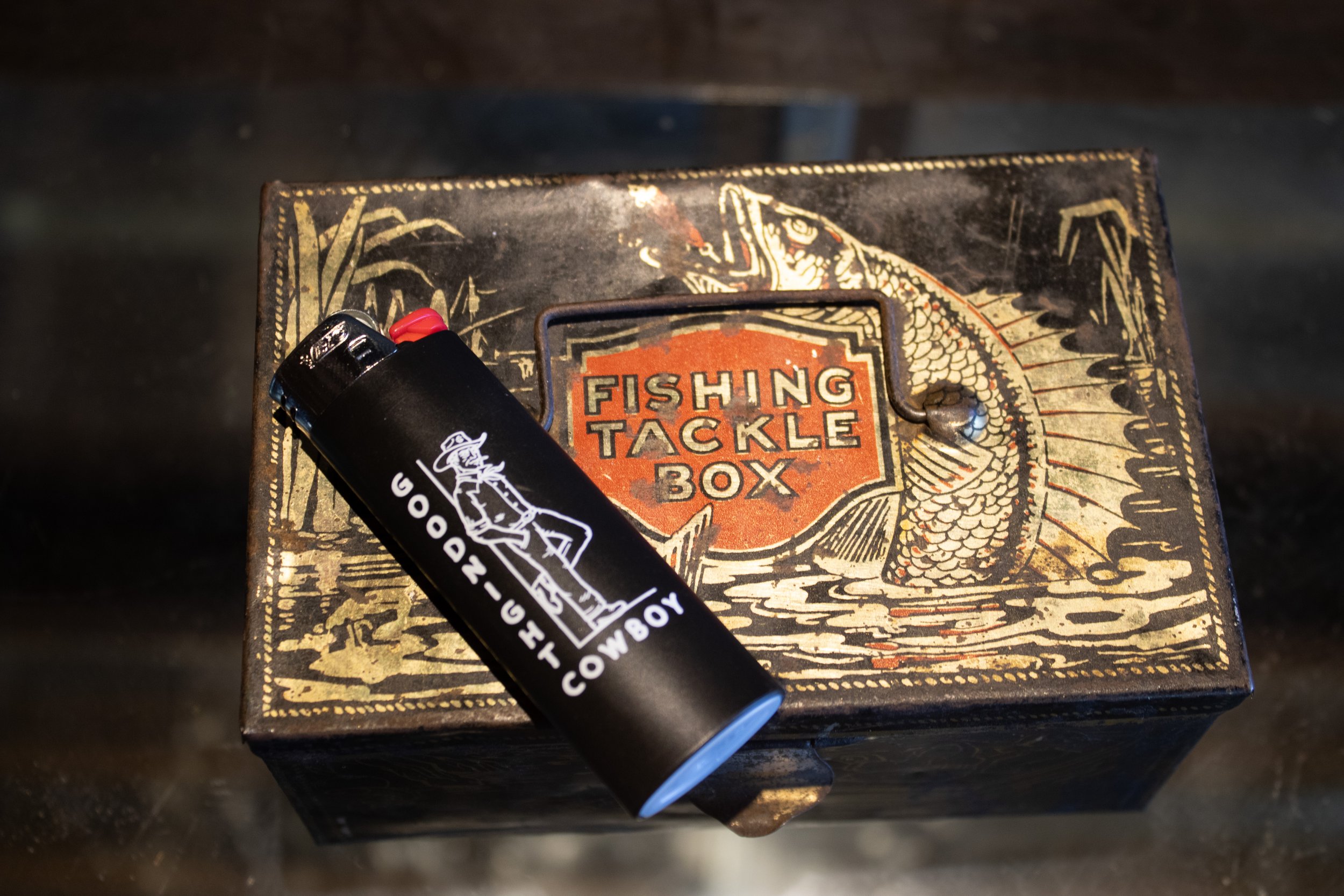 Goodnight Cowboy Bic Lighter
