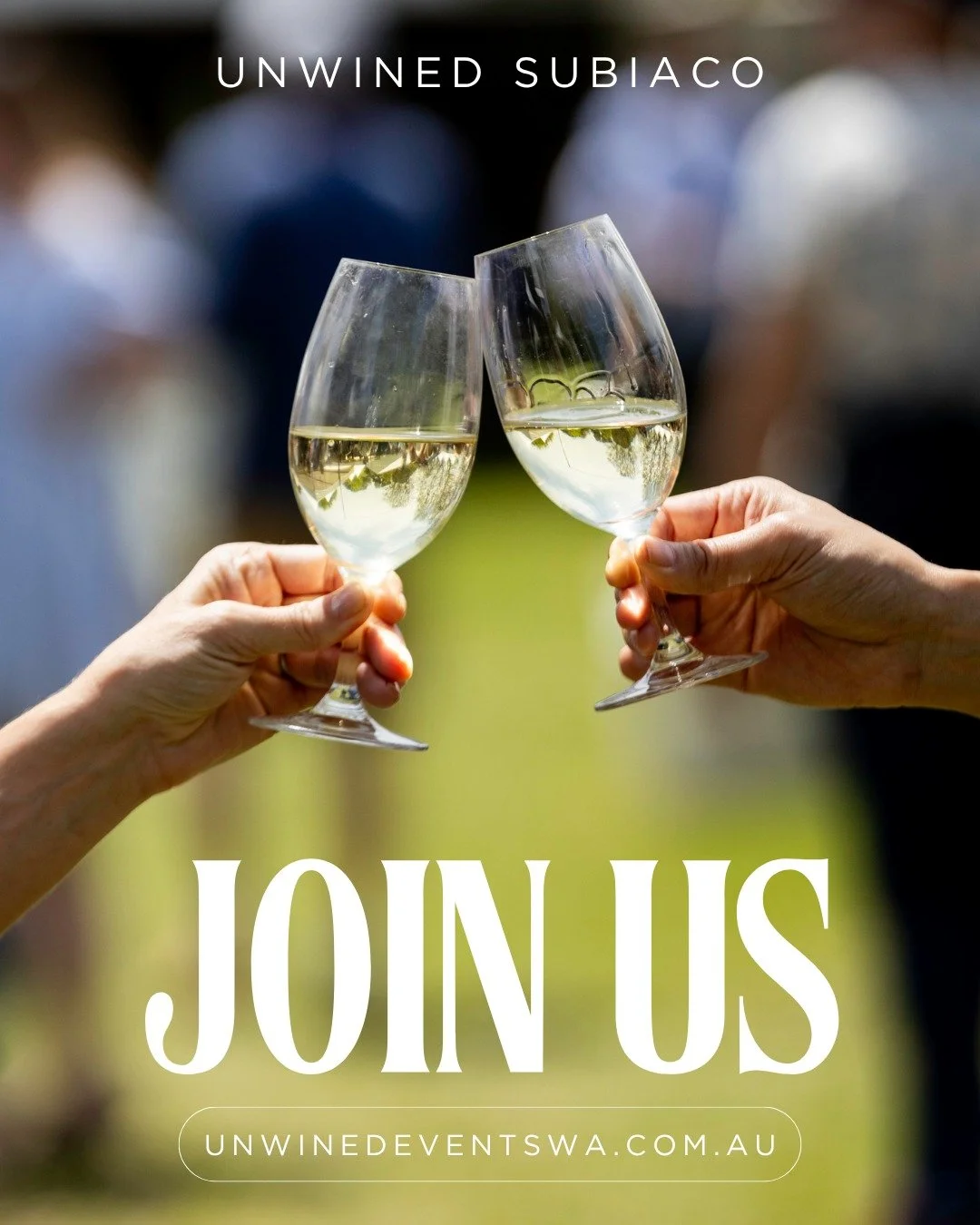 Join us at UnWined Subiaco on 24 &amp; 25 October for a weekend of WA wine, delicious food, live music and good times. Gather your friends, choose your session and get ready to sip, savour and celebrate local at Market Square Park.
Reserve Your Spot 