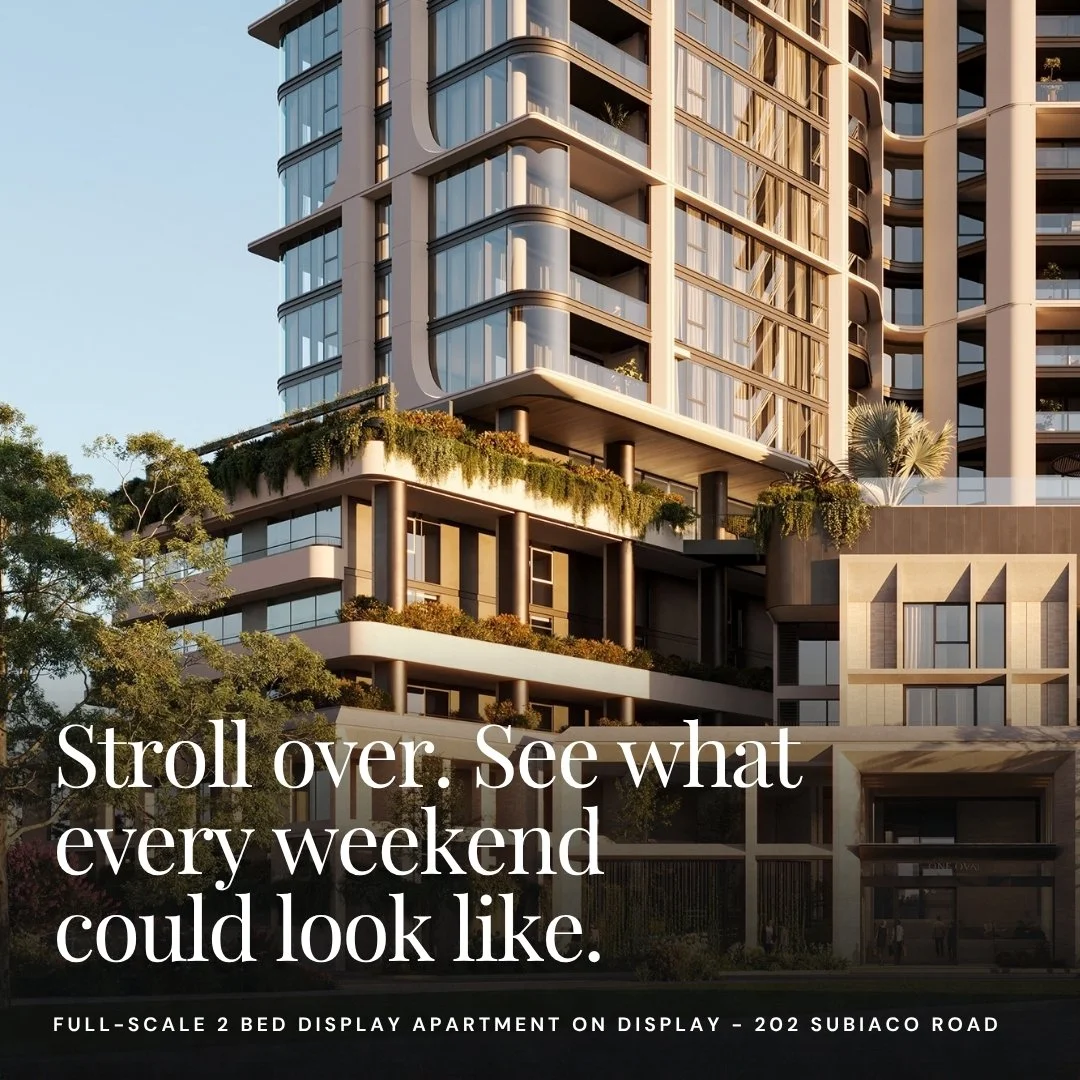 Good weekends start in Subiaco. @oneovalsubieast is a Major Sponsor of UnWined Subiaco, with its Display Suite a short stroll from Market Square.
Step inside the full-scale two-bedroom display apartment at 202 Subiaco Road. Open 10am - 12pm on 24 and