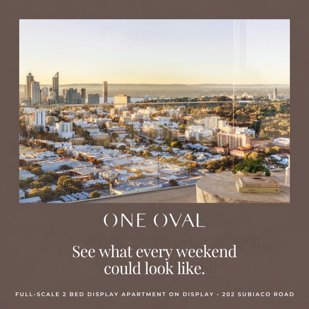 UnWined Subiaco is on @oneovalsubieast's doorstep on 24 and 25 October. With Market Square, Rokeby Road and the historic oval close by, it&rsquo;s a glimpse of the local lifestyle awaiting future residents.
Explore the full-scale two-bedroom display 