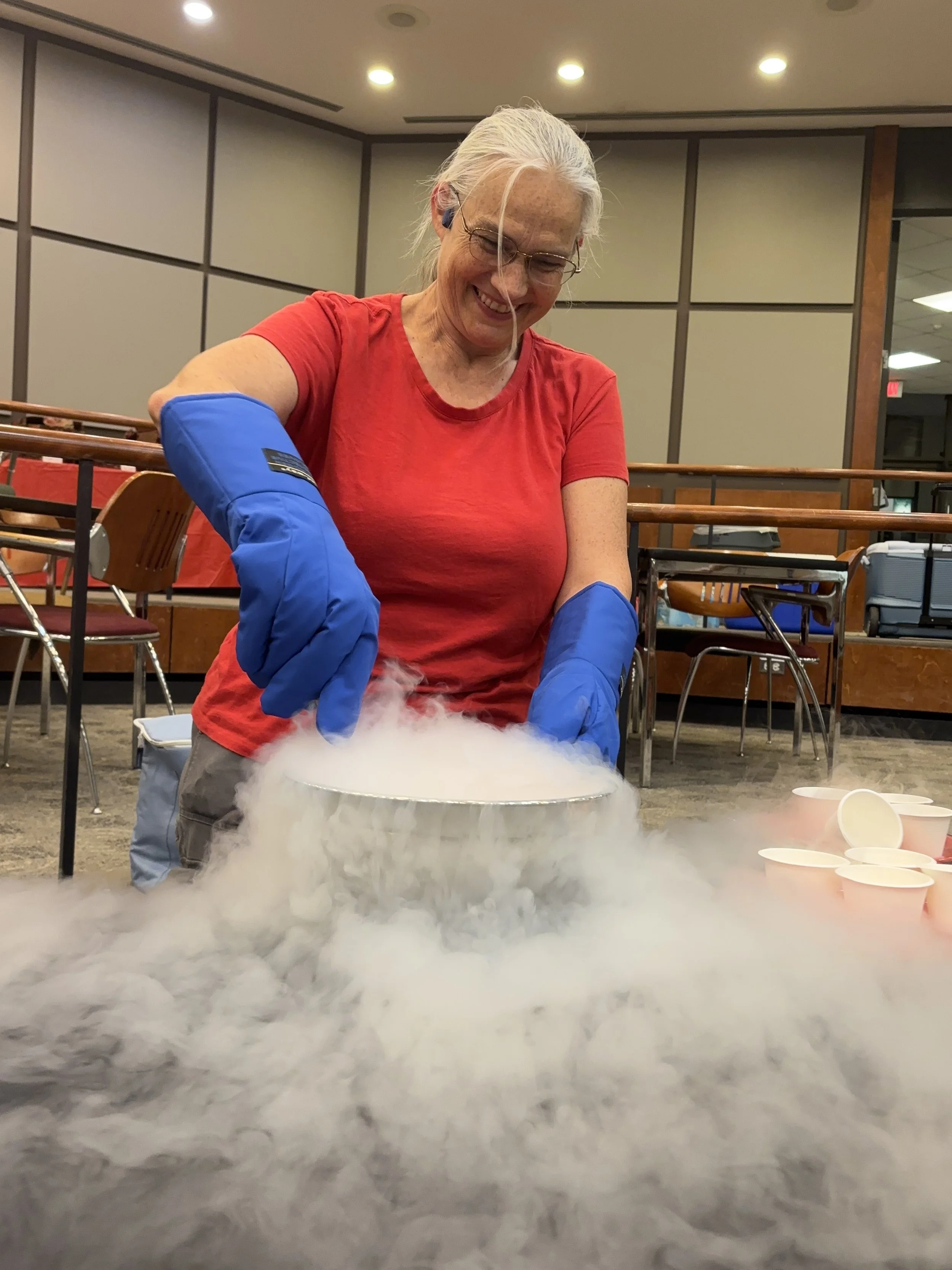 Dr. Karoline Mueller, our designated sorbet chemist 