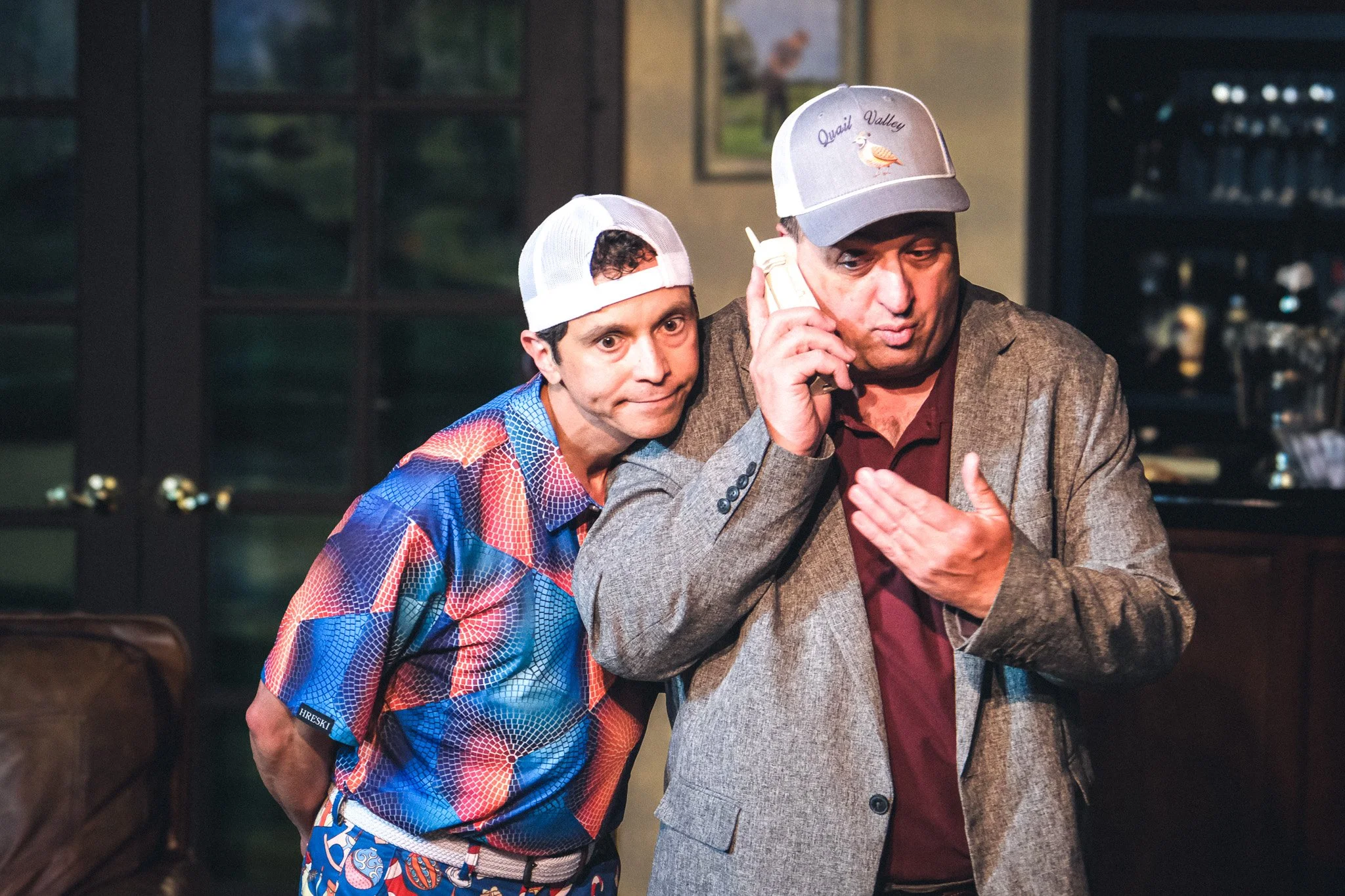  Joshua Caraballo as **Justin** &amp; David Cervera as **Bingham**  **Photo by** Katie McManus 