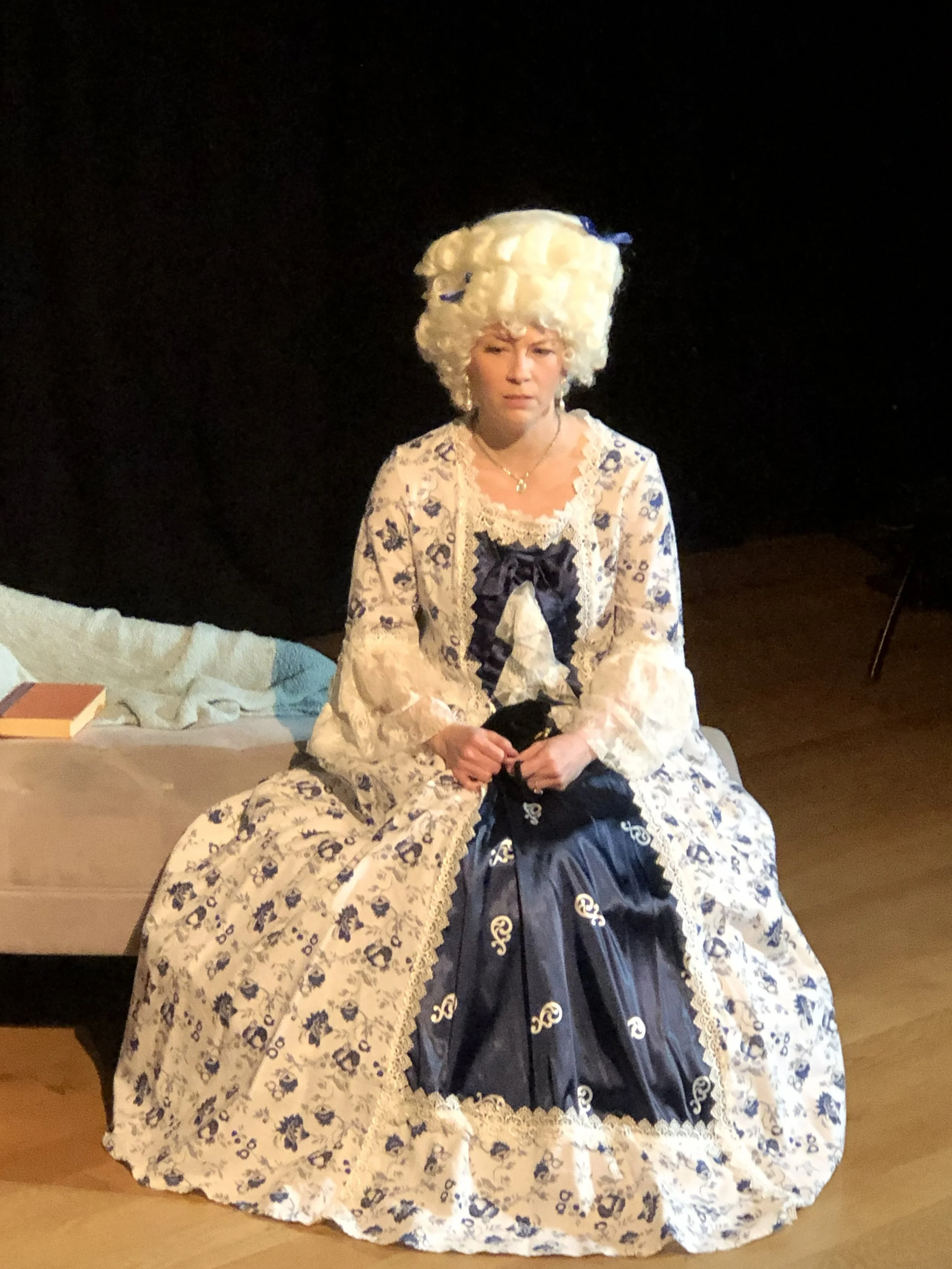  Danielle Bailey as **Marie Antoinette**  **Photo by** Lynn Fleming 