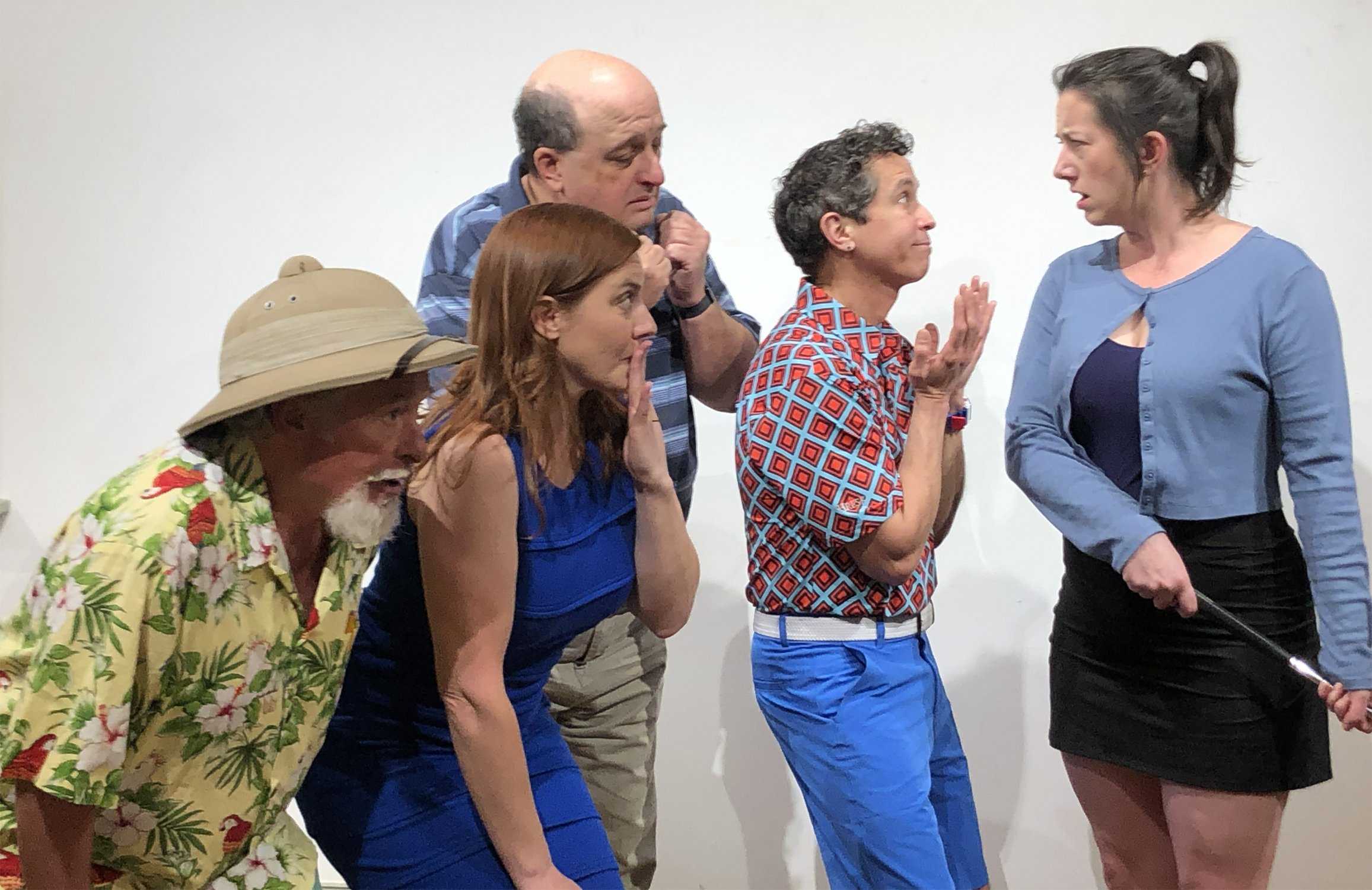   Cast  of *Ken Ludwig’s A Fox on the Fairway*   Photo by  Lynn Fleming 
