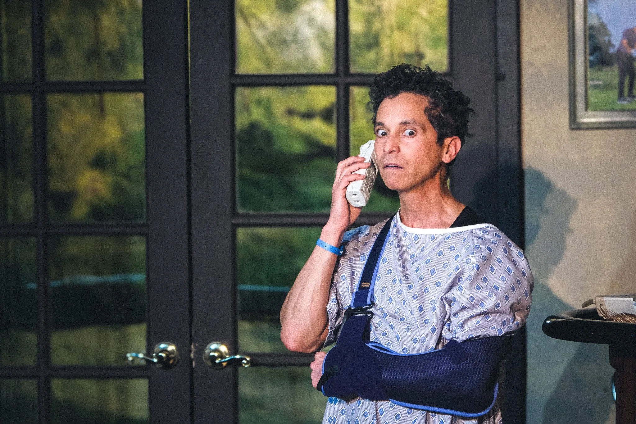  Joshua Caraballo as **Justin**  **Photo by** Katie McManus 