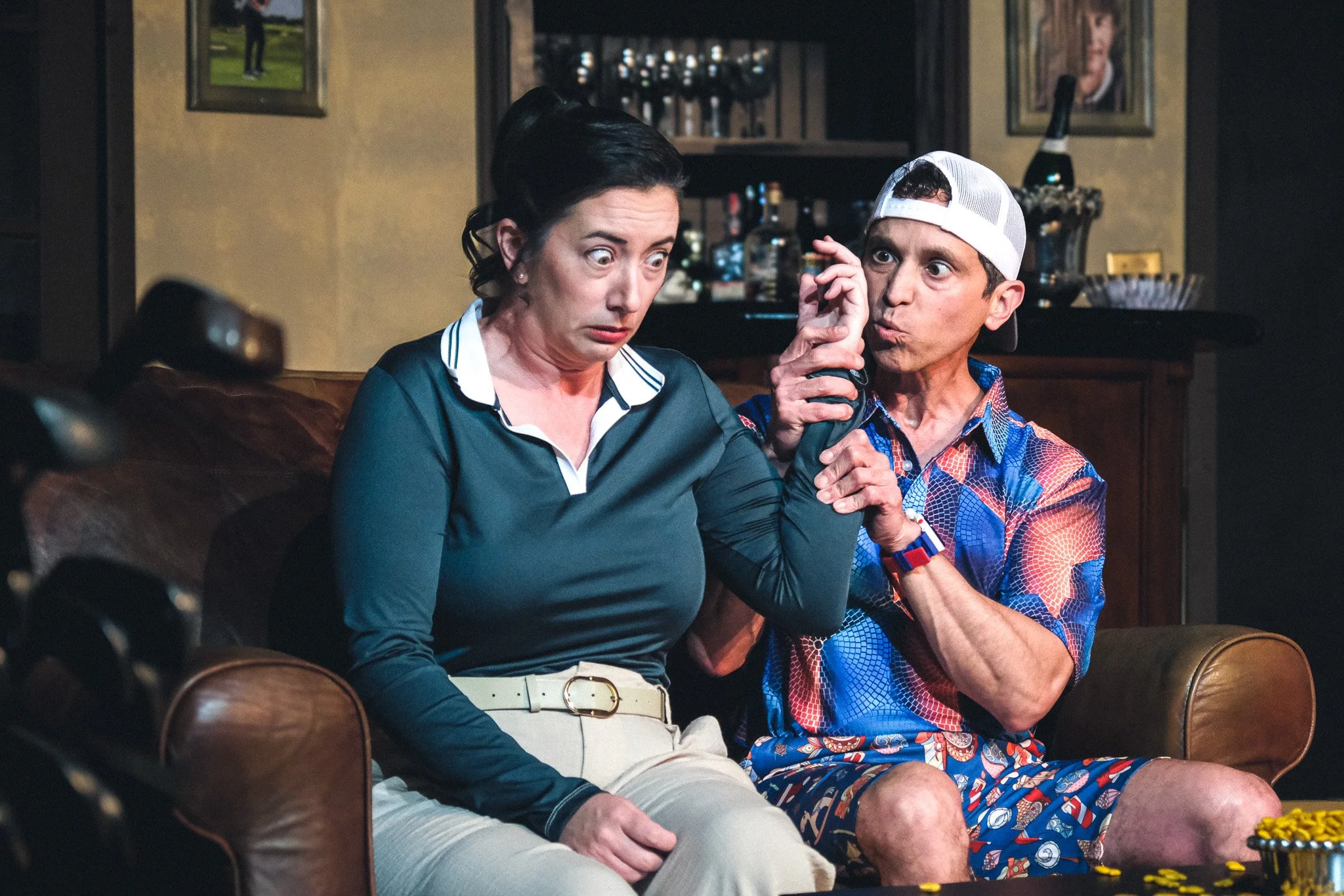  Jaccie Serbus as **Louise** &amp; Joshua Caraballo as **Justin**  **Photo by** Katie McManus 