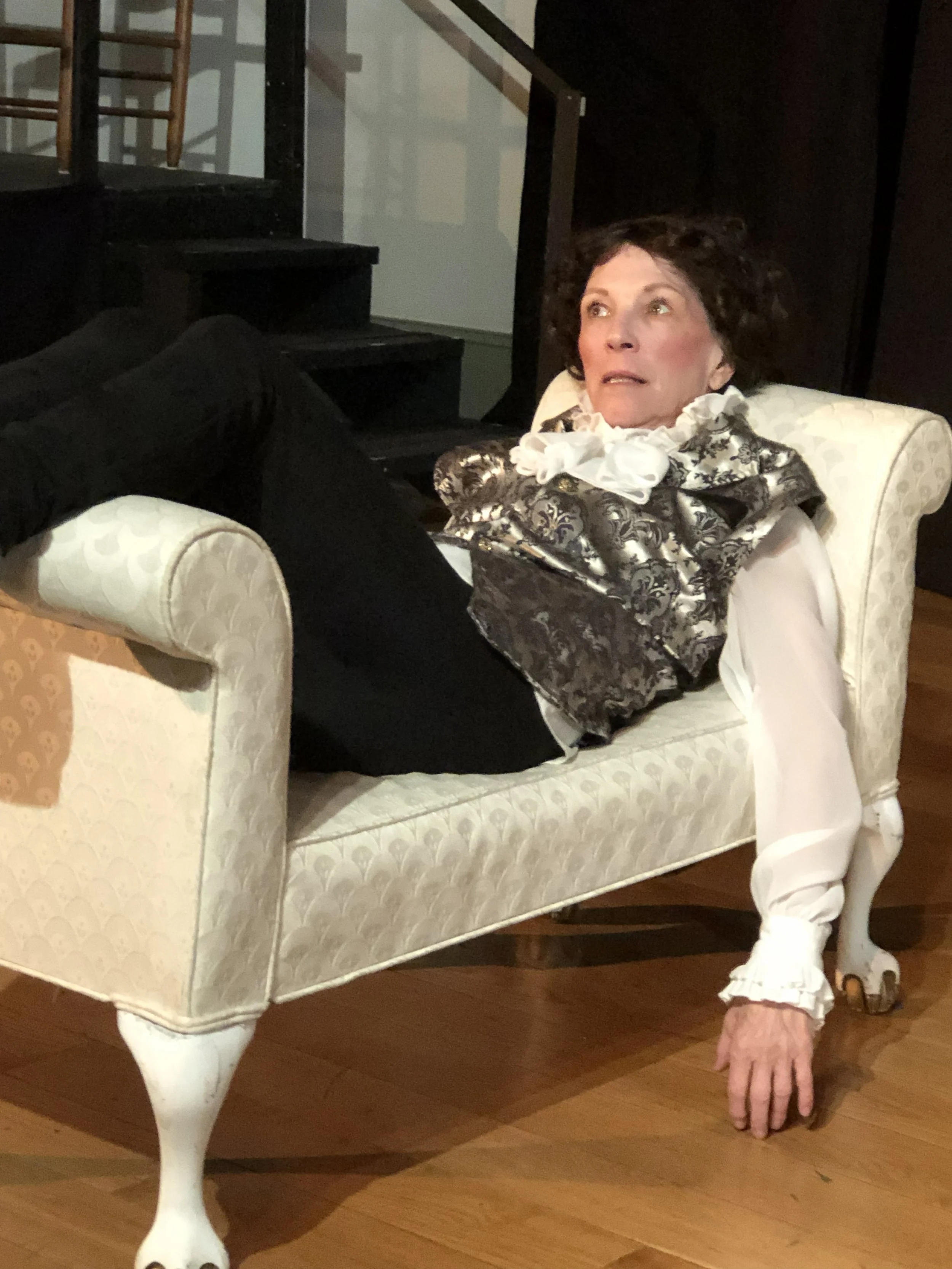  Margaret Casart as **Olympe de Gouges**  **Photo by** Lynn Fleming 