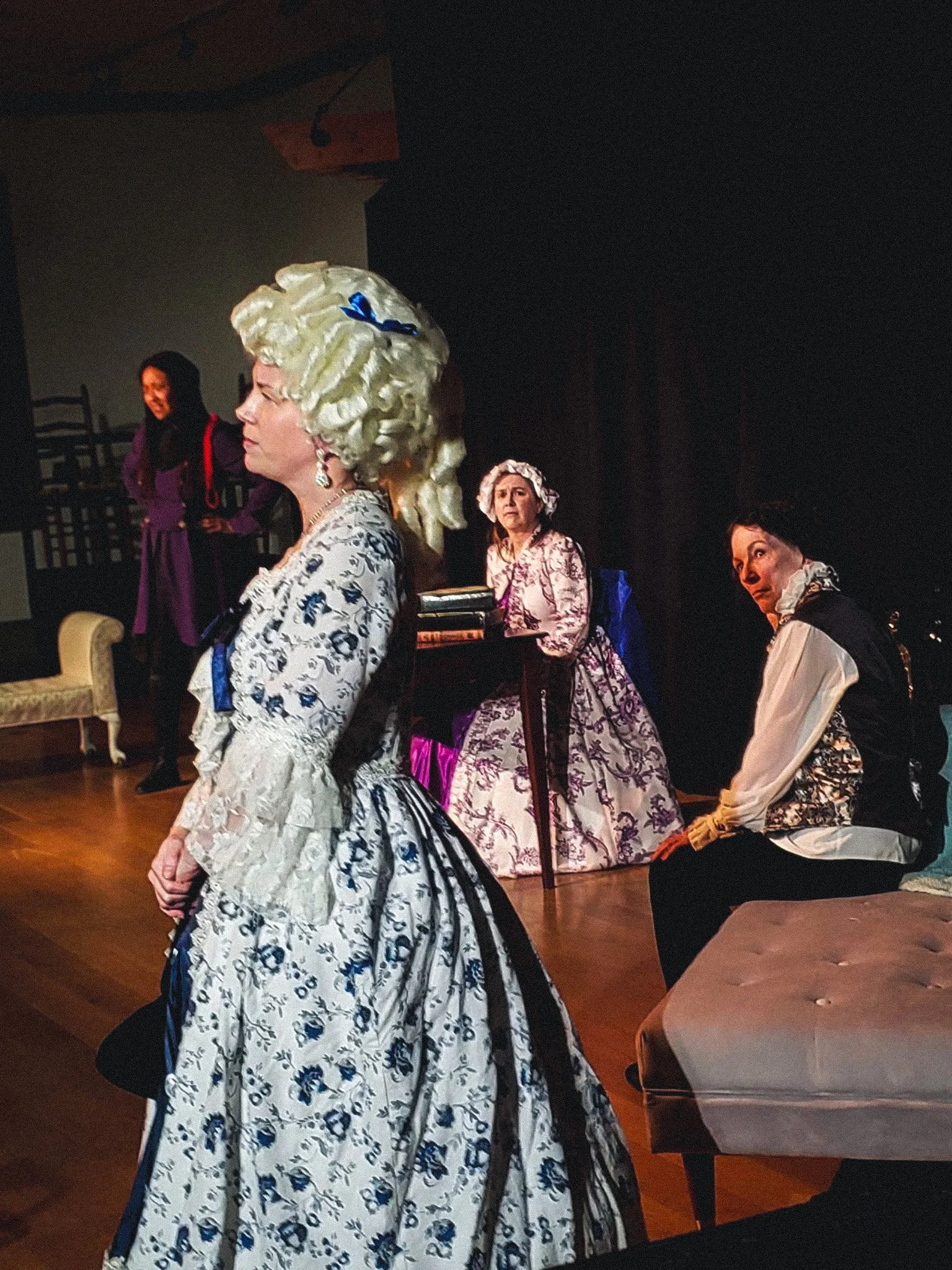  **Cast** of *The Revolutionists*  **Photo by** Lynn Fleming 