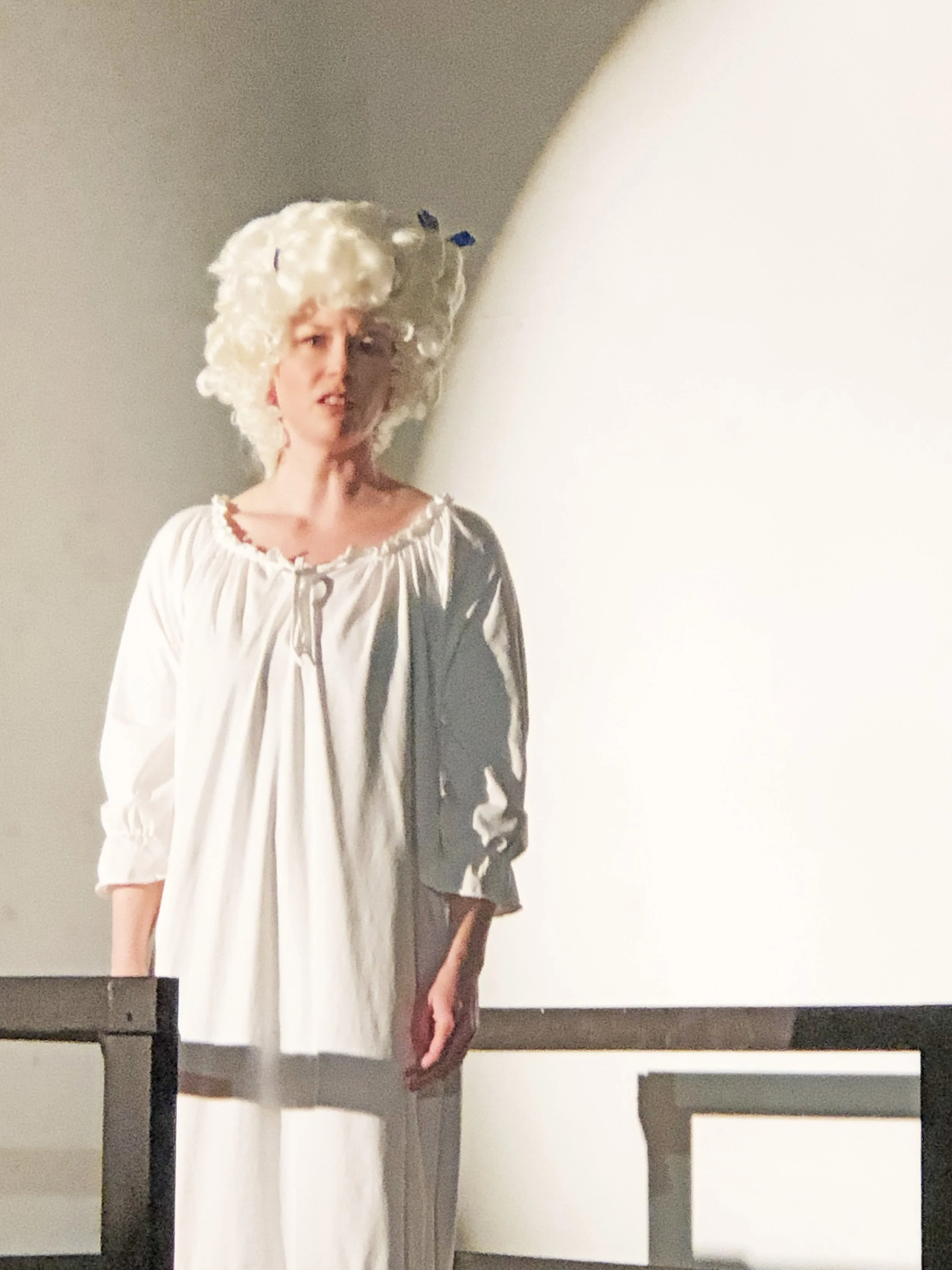  Danielle Bailey as **Marie Antoinette**  **Photo by** Lynn Fleming 
