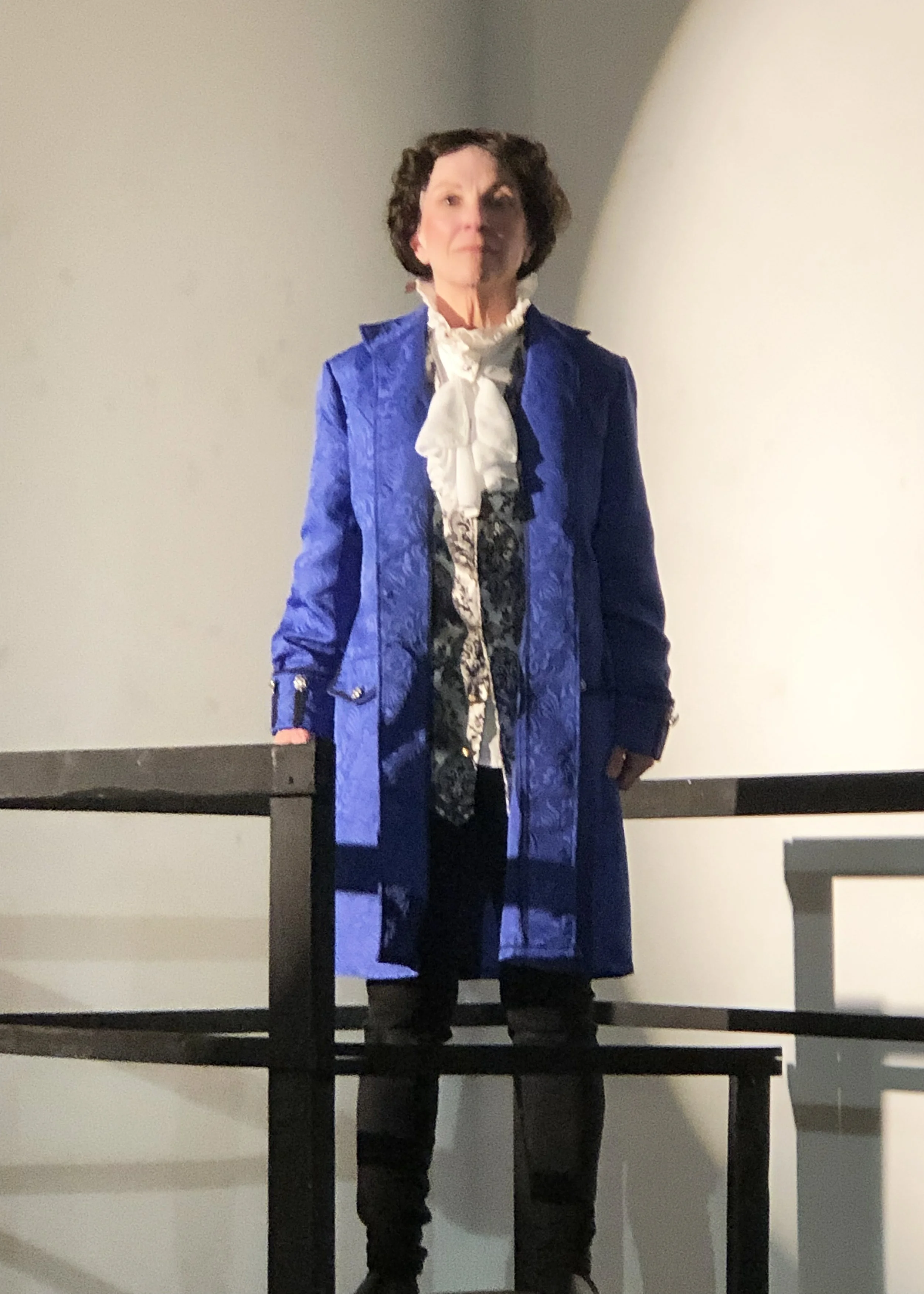  Margaret Casart as **Olympe de Gouges**  **Photo by** Lynn Fleming 