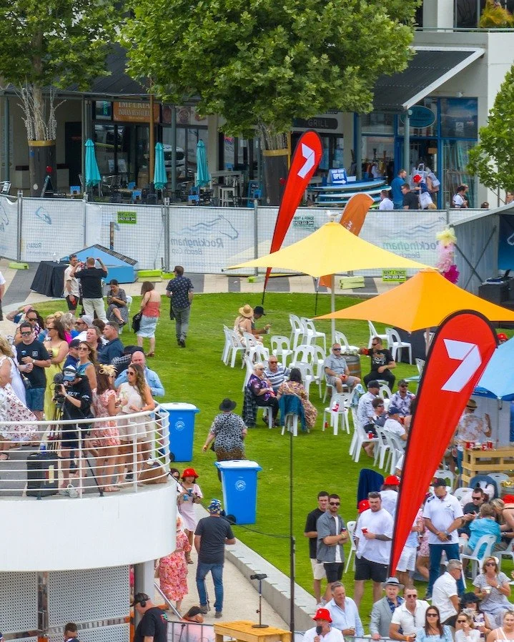 The @channel7 @rockinghambeachcup is back on the Rockingham foreshore. Saturday 15 November kicks off with the Rotary Community Festival &ndash; live music, markets, food and family fun from 2 &ndash; 7pm, returning the next day from 10am - 5pm!
Find