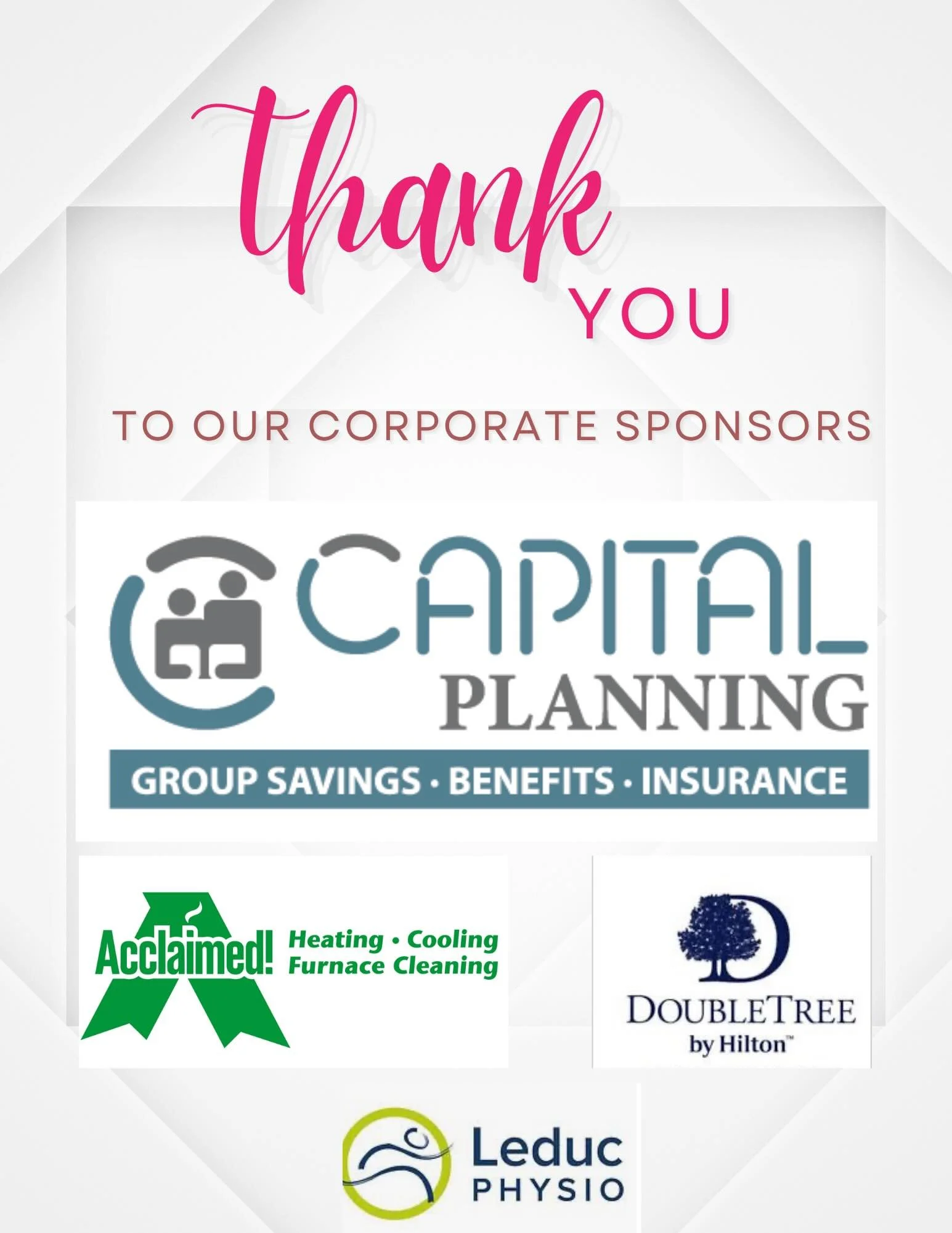 A heartfelt THANK YOU to our incredible corporate sponsors for supporting the Menopause Summit 💗

Your generosity helped create a space for education, connection, empowerment, and honest conversations around menopause and women&rsquo;s health across