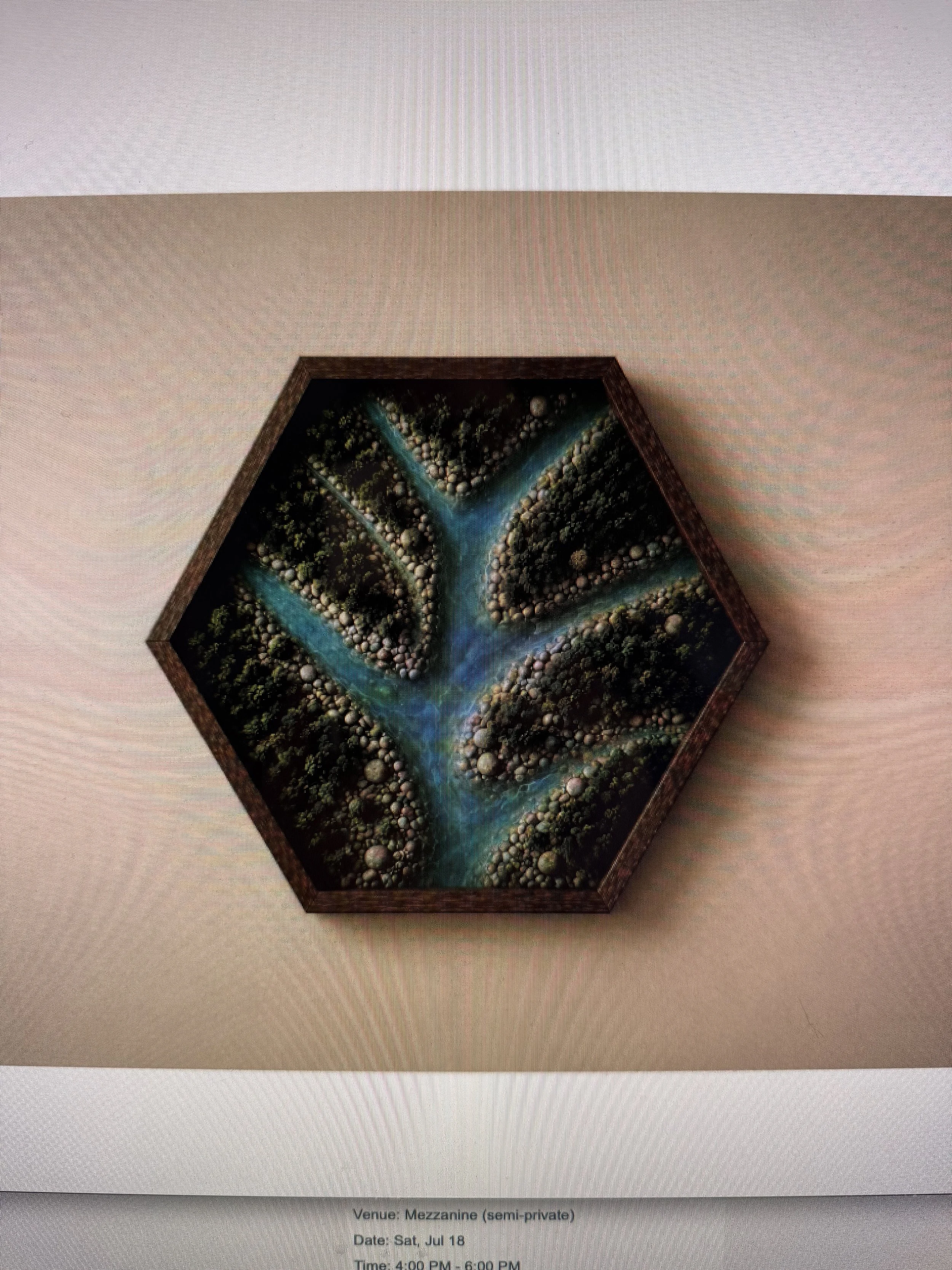 Resin River Moss Art