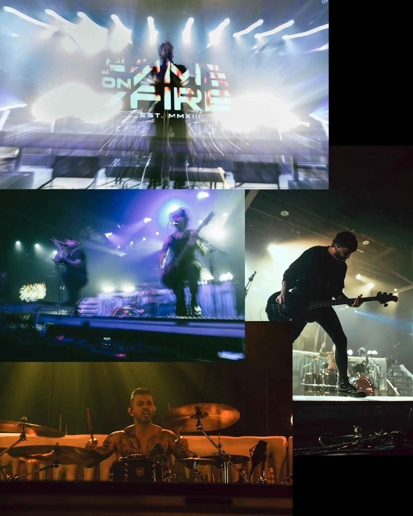 Here's @fameonfire photos from the @setitoff show in Nashville on Oct. 29th to close off 2025! Always great to see them live! For the second time @mmusicworks and for what might be my third or fourth time seeing and photographing them. I'll be doing 