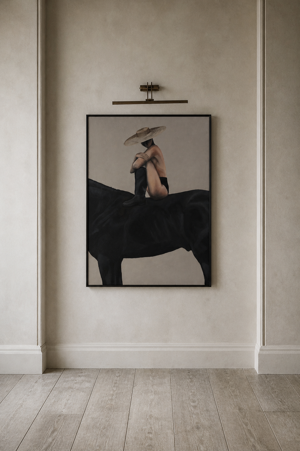 HER BLACK HORSE