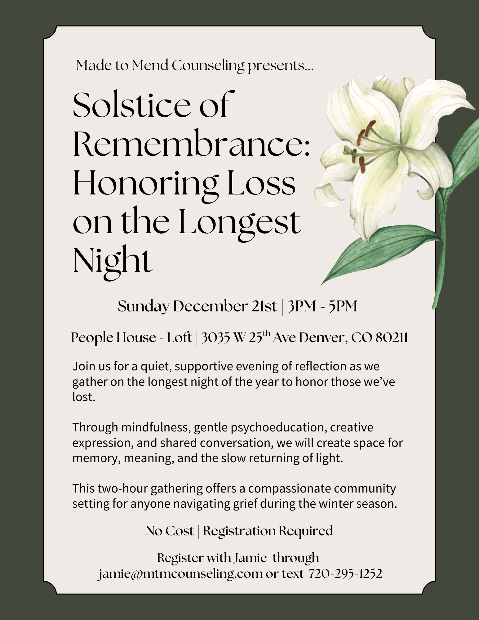 Solstice of Remembrance: Honoring Loss on the Longest Night