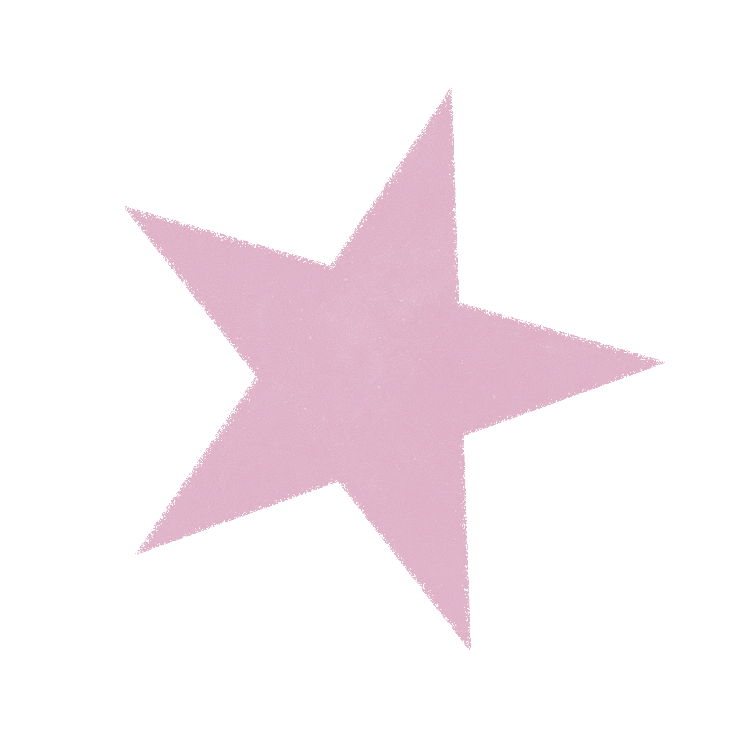 A three-dimensional check mark icon with a light pink fill and white borders, angled to the right on a black background.