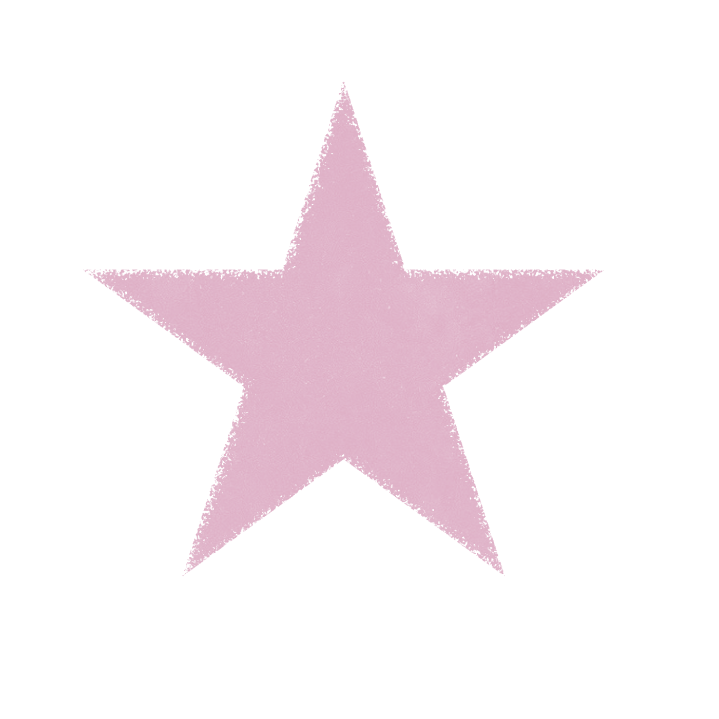 Pink star with a distressed texture.